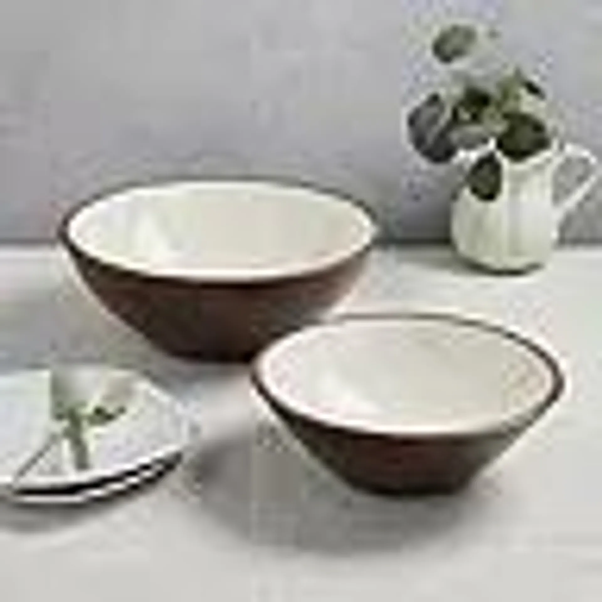 Member's Mark Set of 2 Mango Wood Serving Bowls, Choose Color