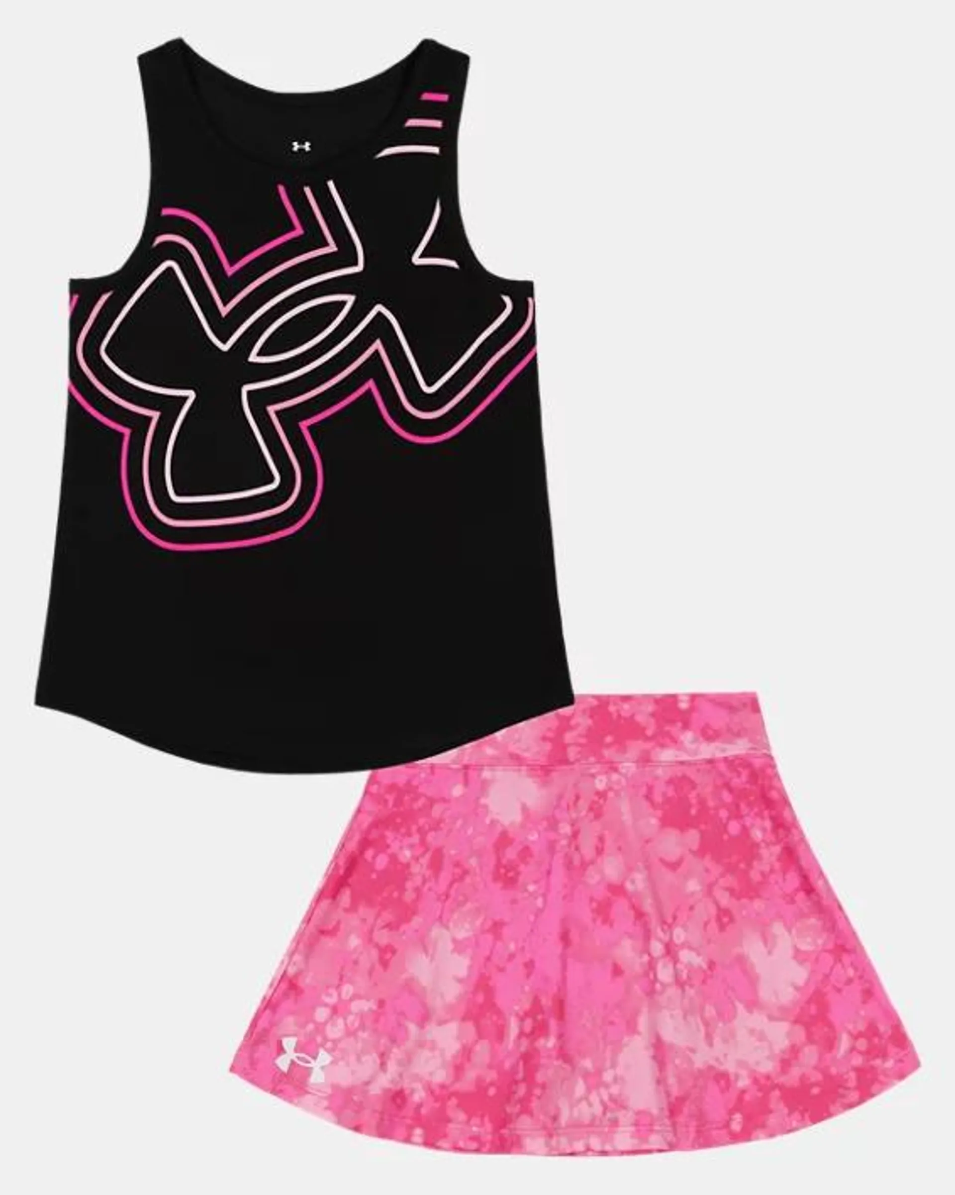 Toddler Girls' UA Logo Tie-Dye Skort Set