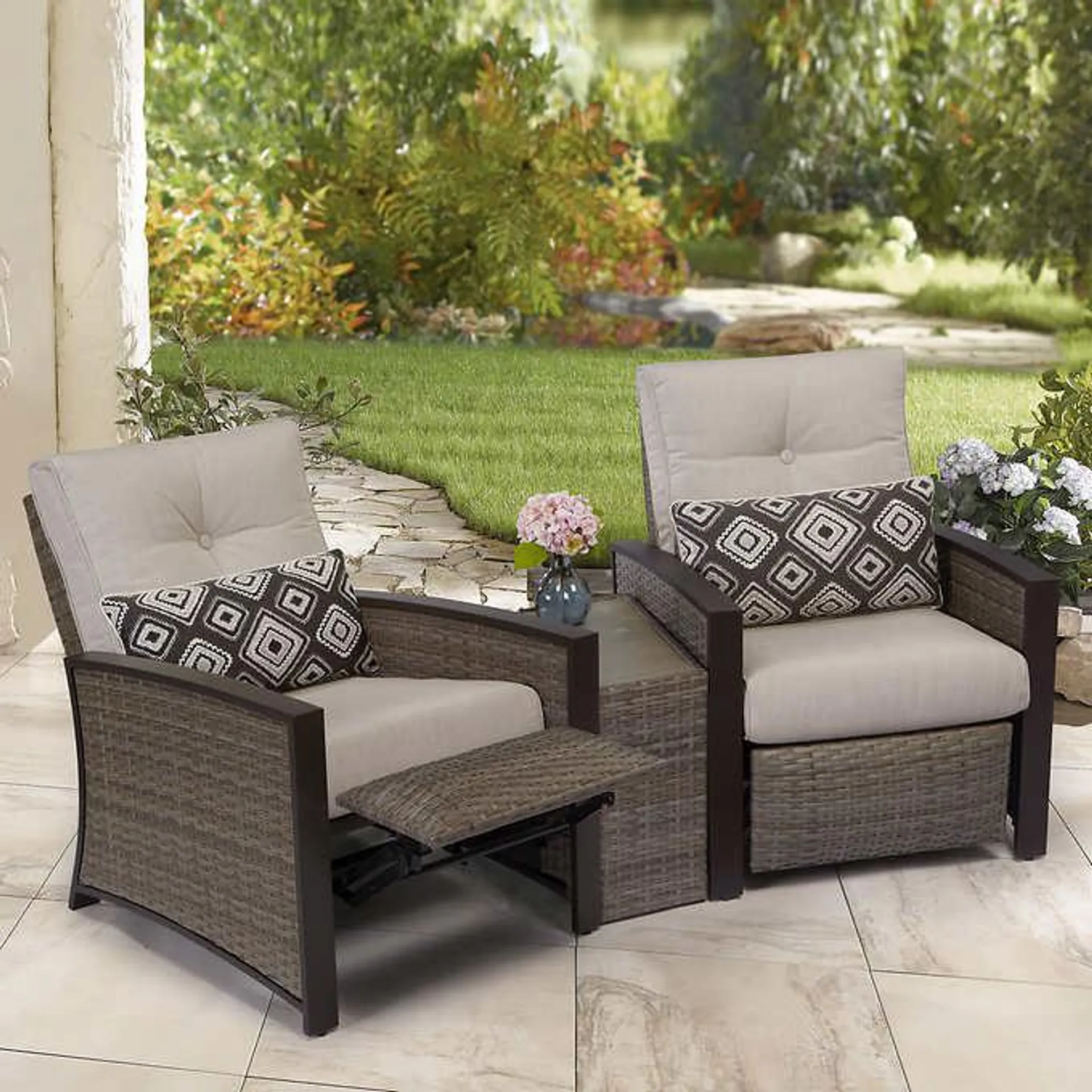 Edgewater 3-piece Woven Recliner Set