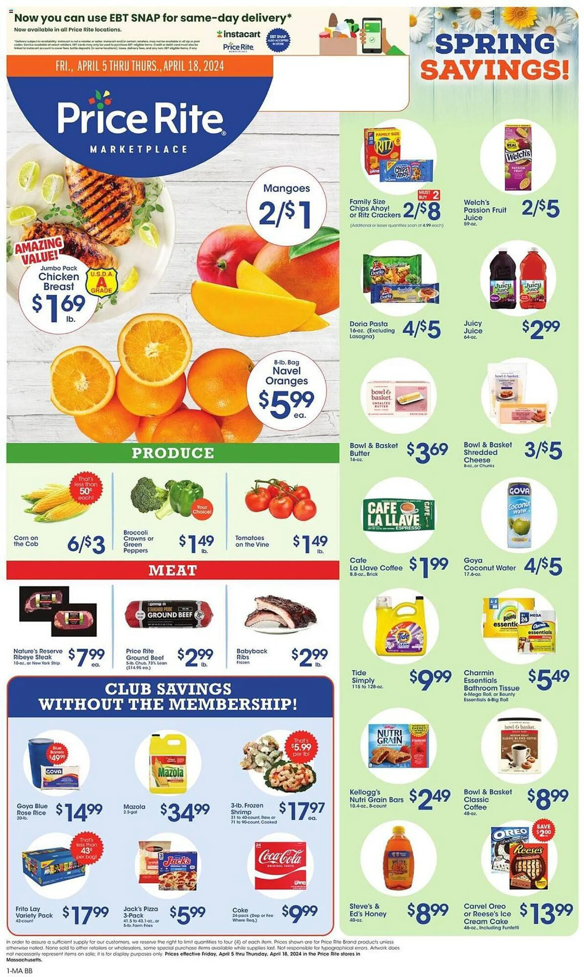 Weekly ad Price Rite Weekly Ad from April 5 to April 18 2024 - Page 1