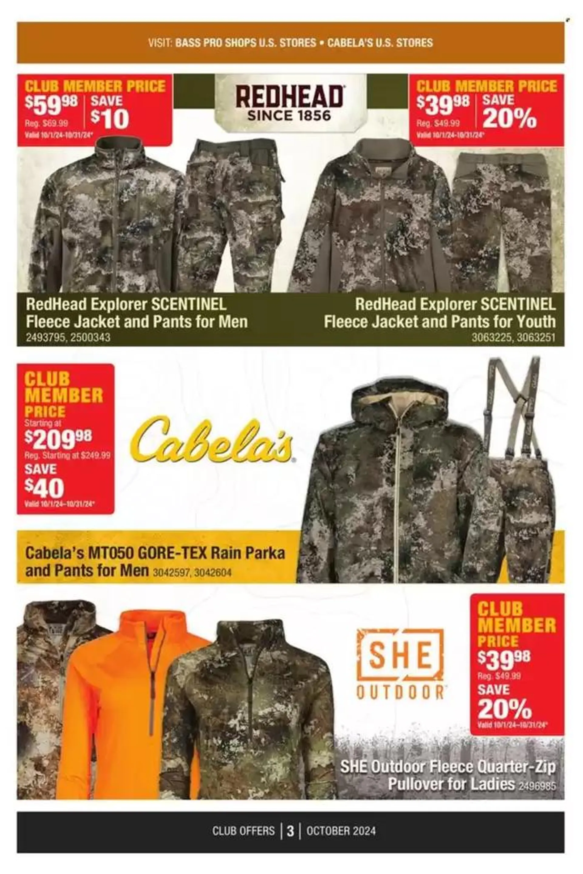 Weekly ad Cabela's Weekly ad from October 1 to October 31 2024 - Page 3