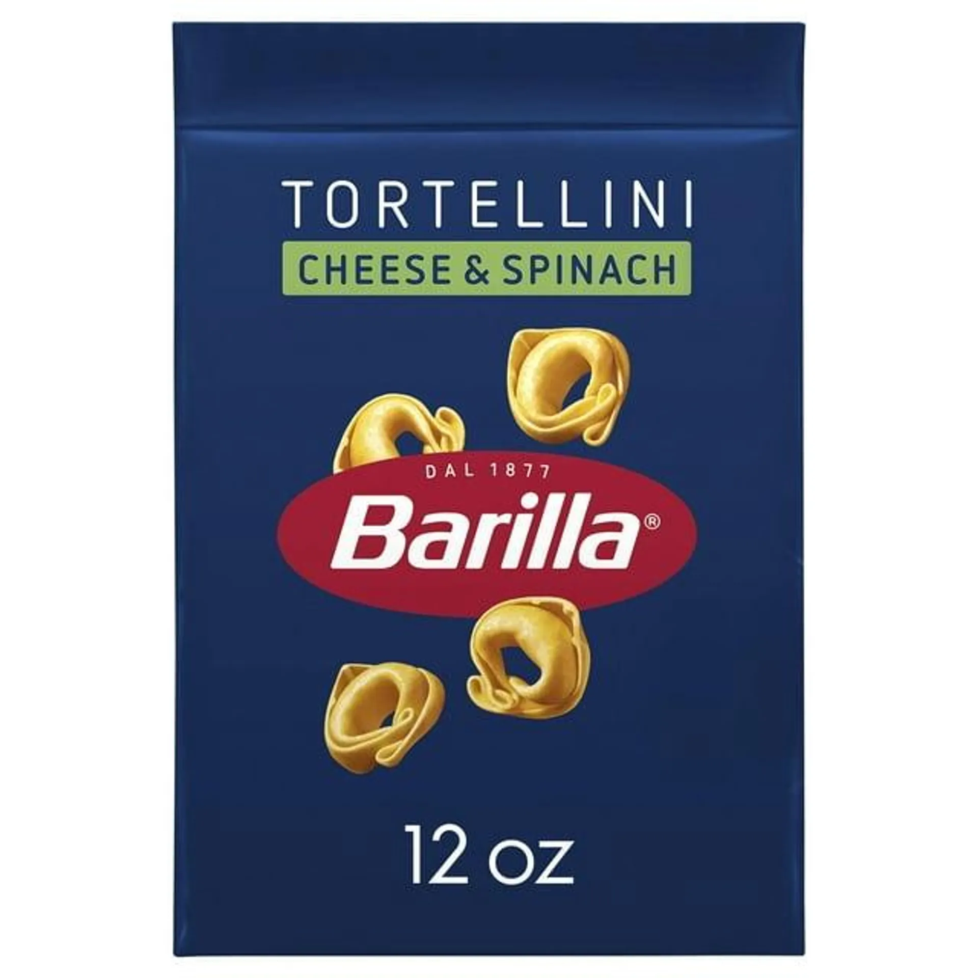 Barilla Classic Non-GMO, Filled Cheese and Spinach Tortellini Pasta, 12 oz