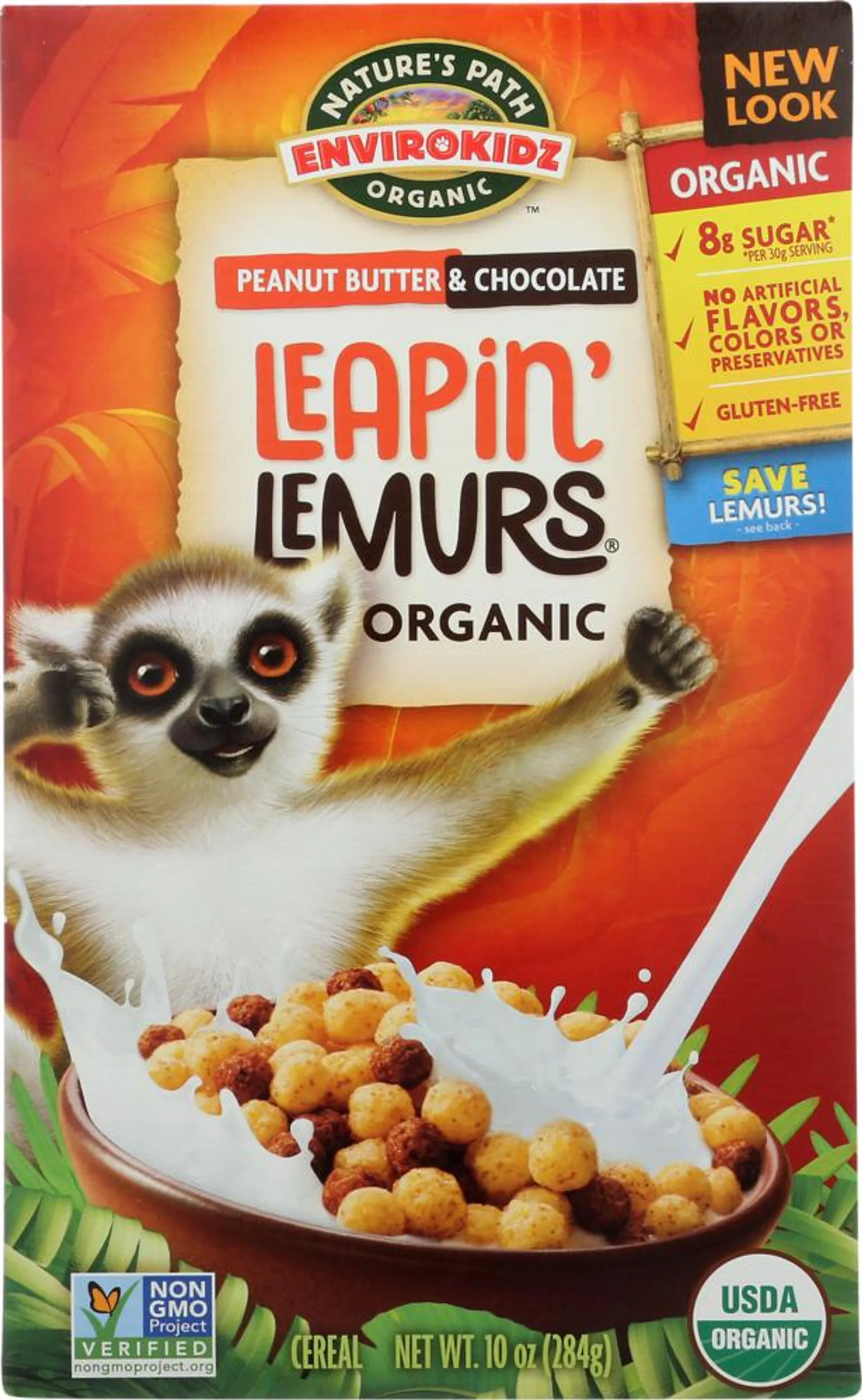 Enviro Kidz Cereals Cereal Leapin Lemurs 10z