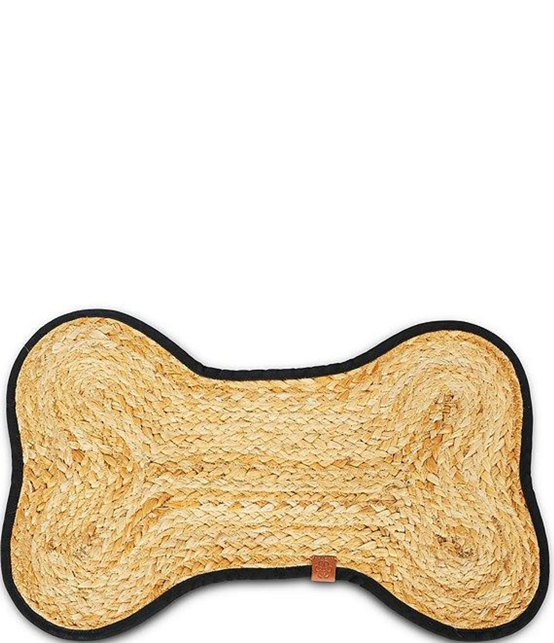 Jute Bone Shaped Pet Food Mat