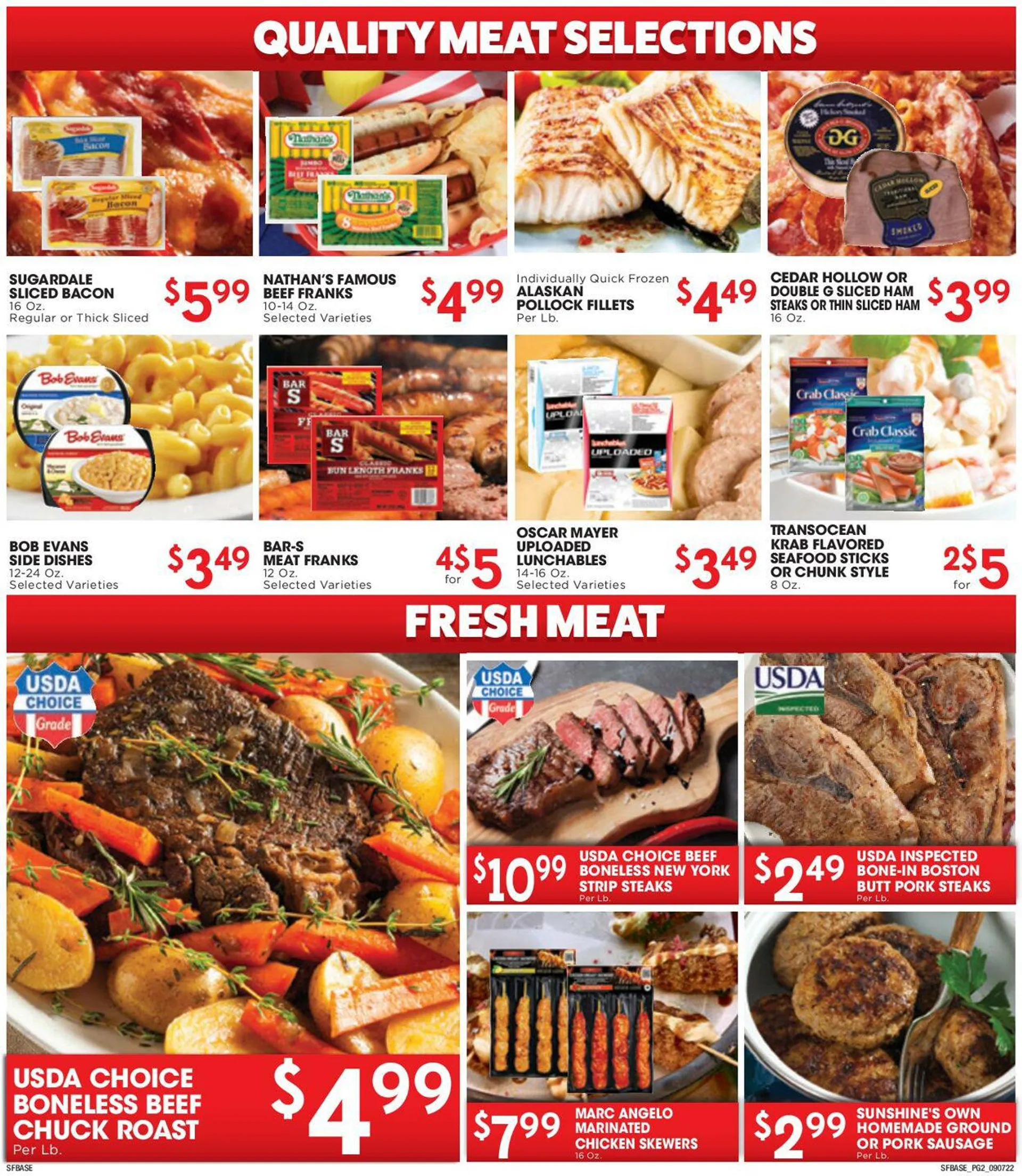 Sunshine Foods Current weekly ad - 2