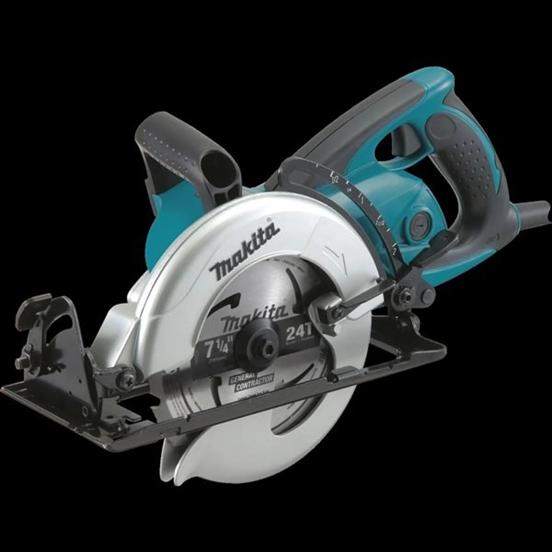 5477NB Circular Saw, 15 A, 7-1/4 in Dia Blade, 5/8 in Arbor, 0 to 51.5 deg Bevel