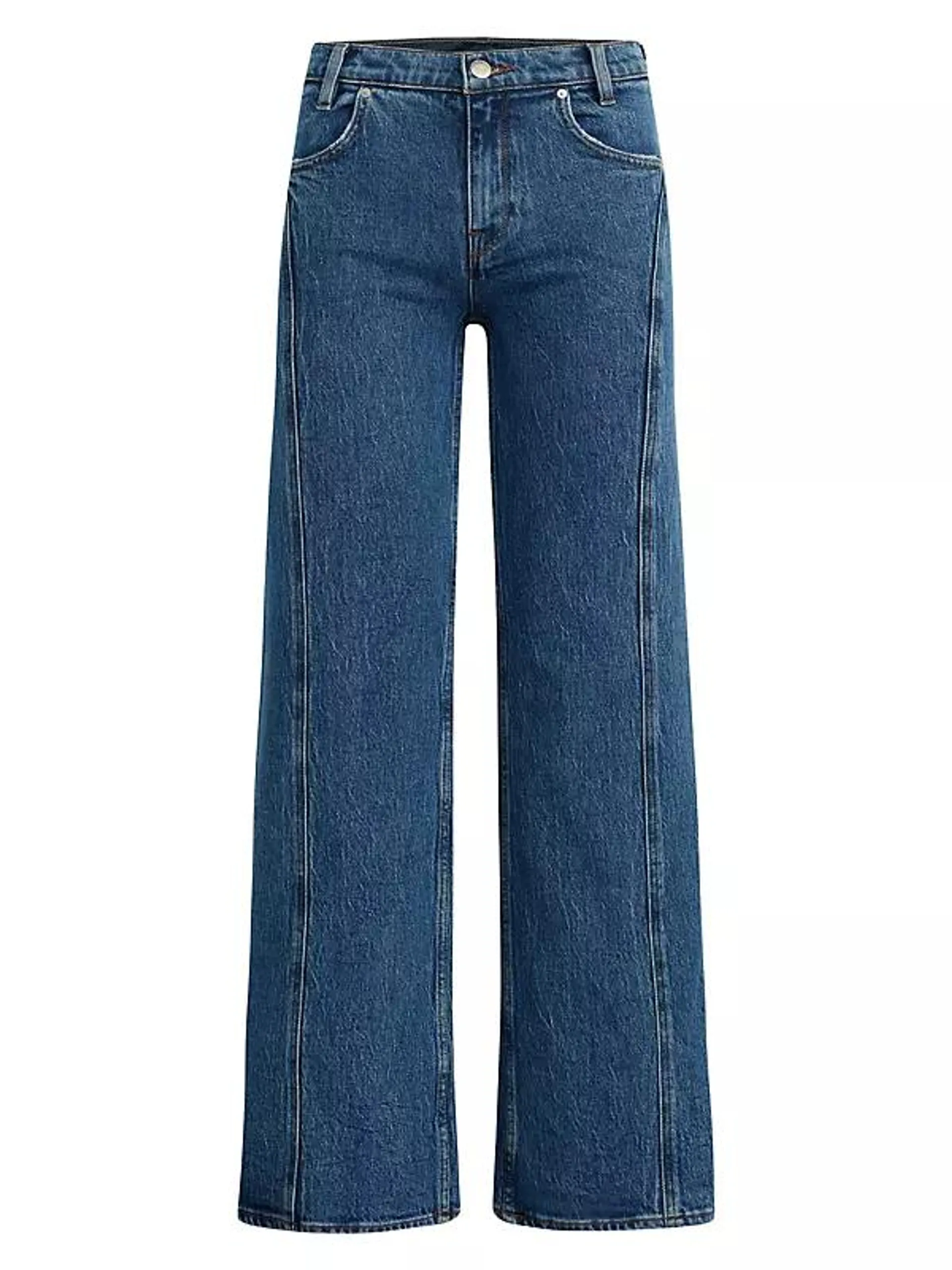 Lexi Seamed Straight Jeans