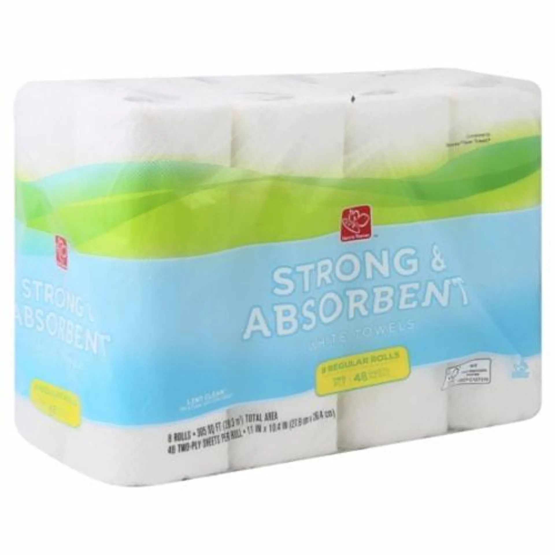 Harris Teeterâ„¢ Strong & Absorbent White Paper Towels