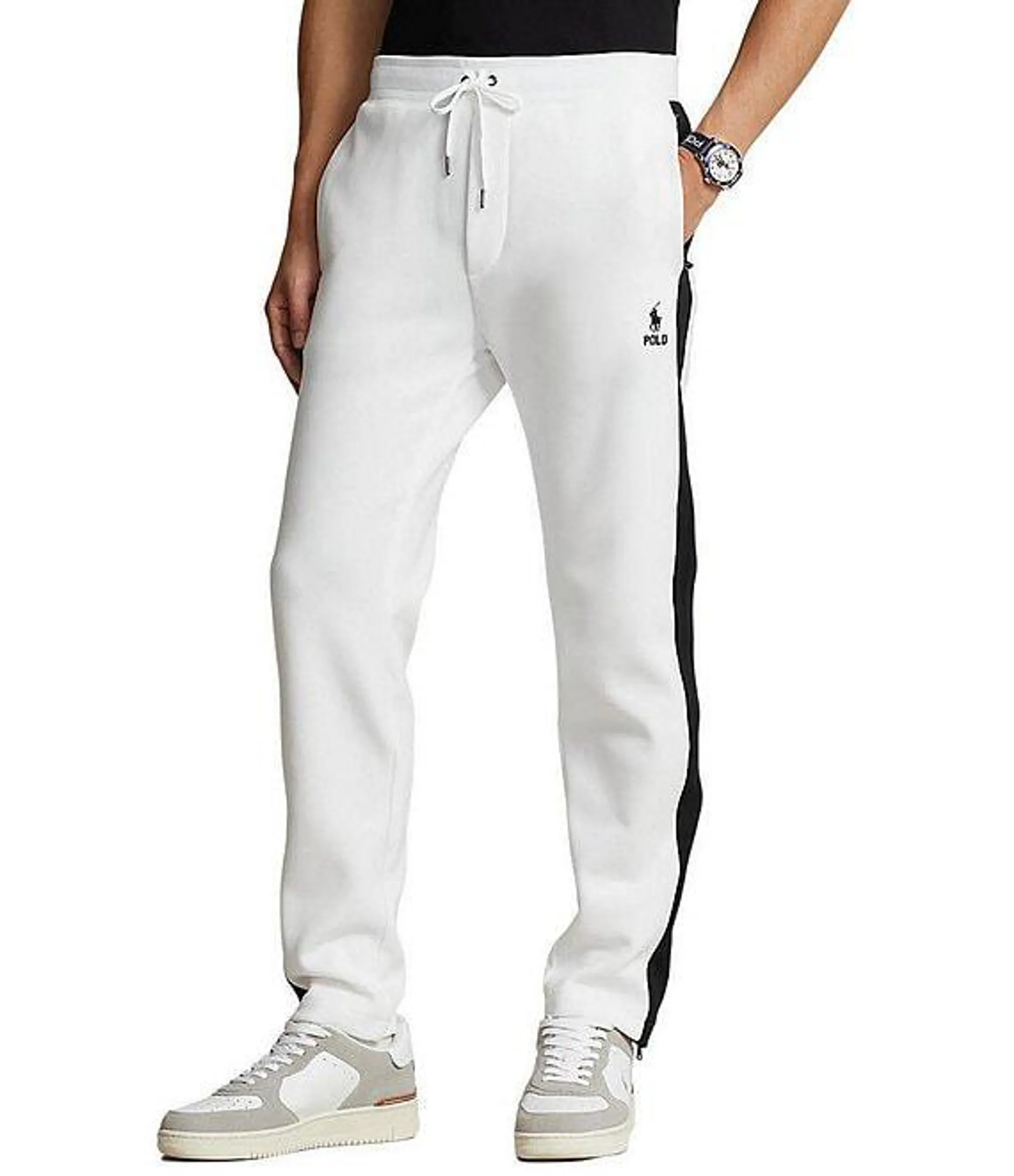 Double-Knit Mesh Track Pants