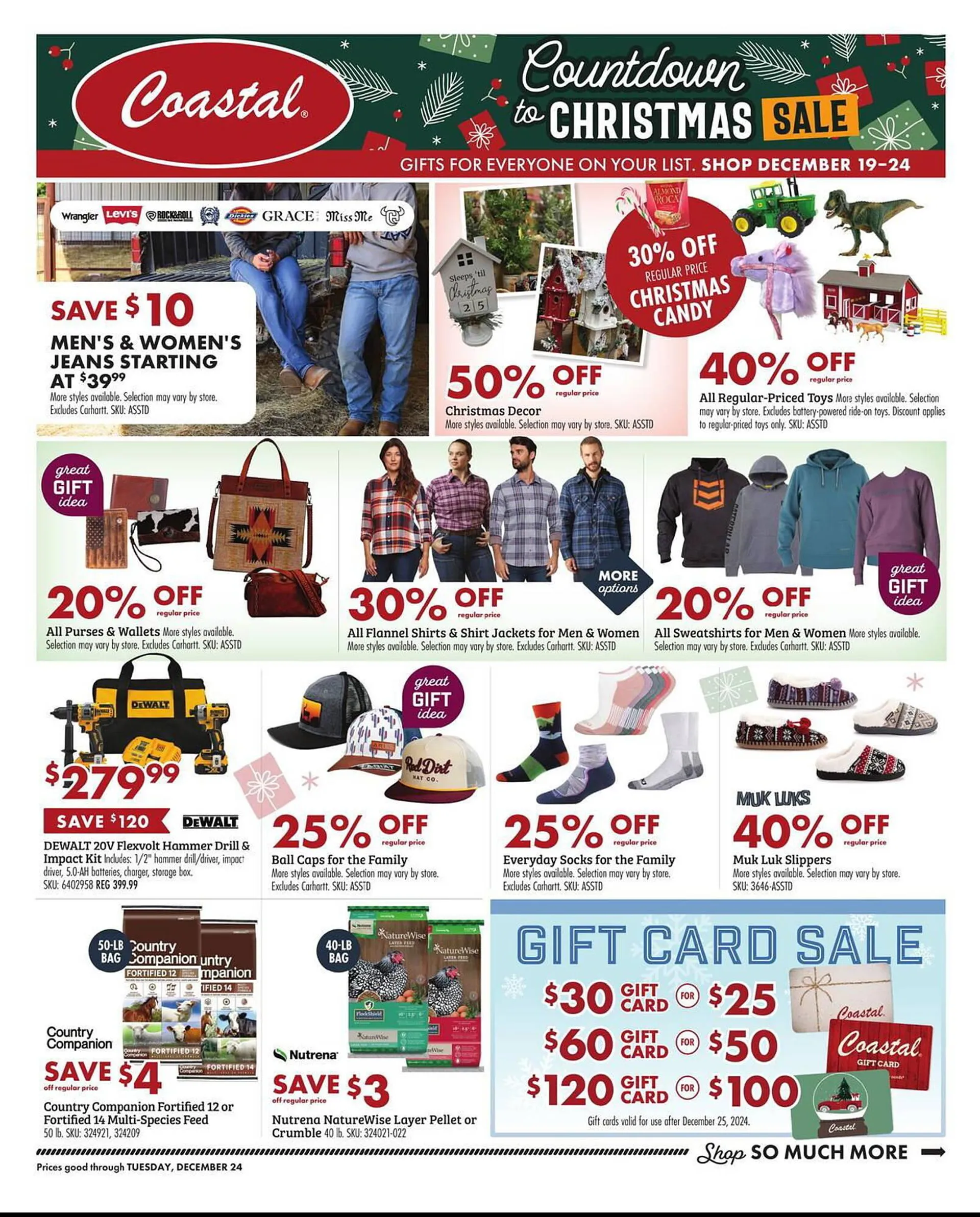 Coastal Farm & Ranch Weekly Ad - 1