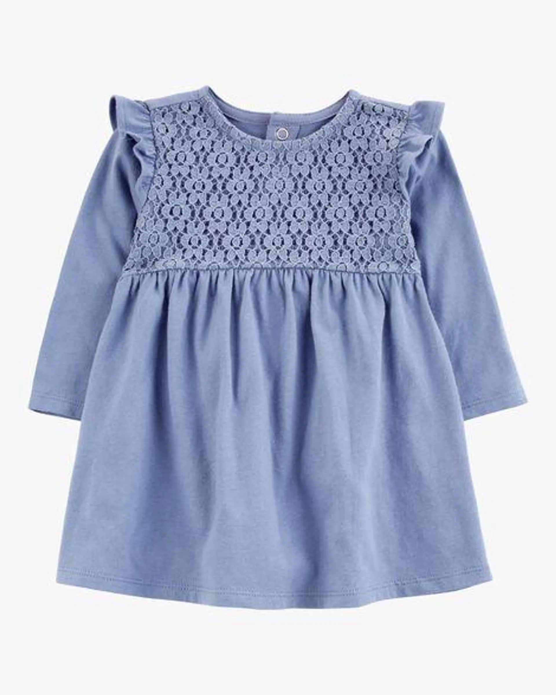 Baby Eyelet Chambray Dress