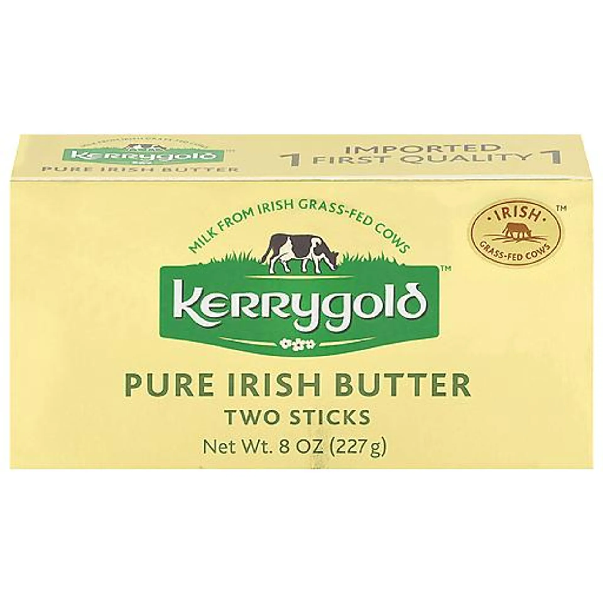 Kerrygold Pure Irish Butter Sticks 8 oz package 2 ct