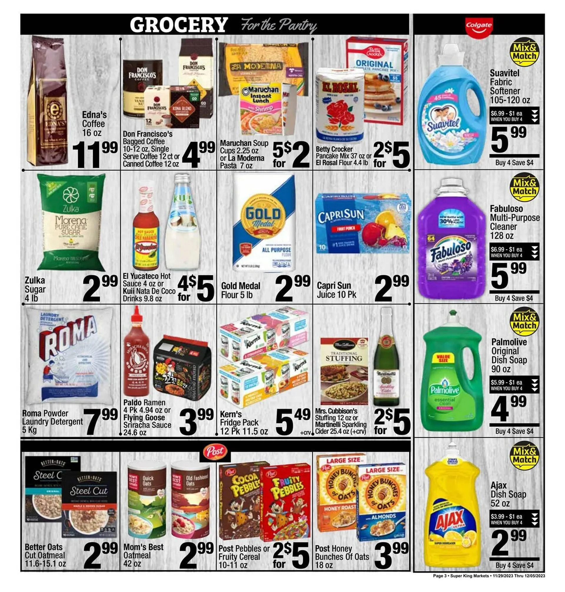 Weekly ad Super King Markets Weekly Ad from November 29 to December 5 2023 - Page 3