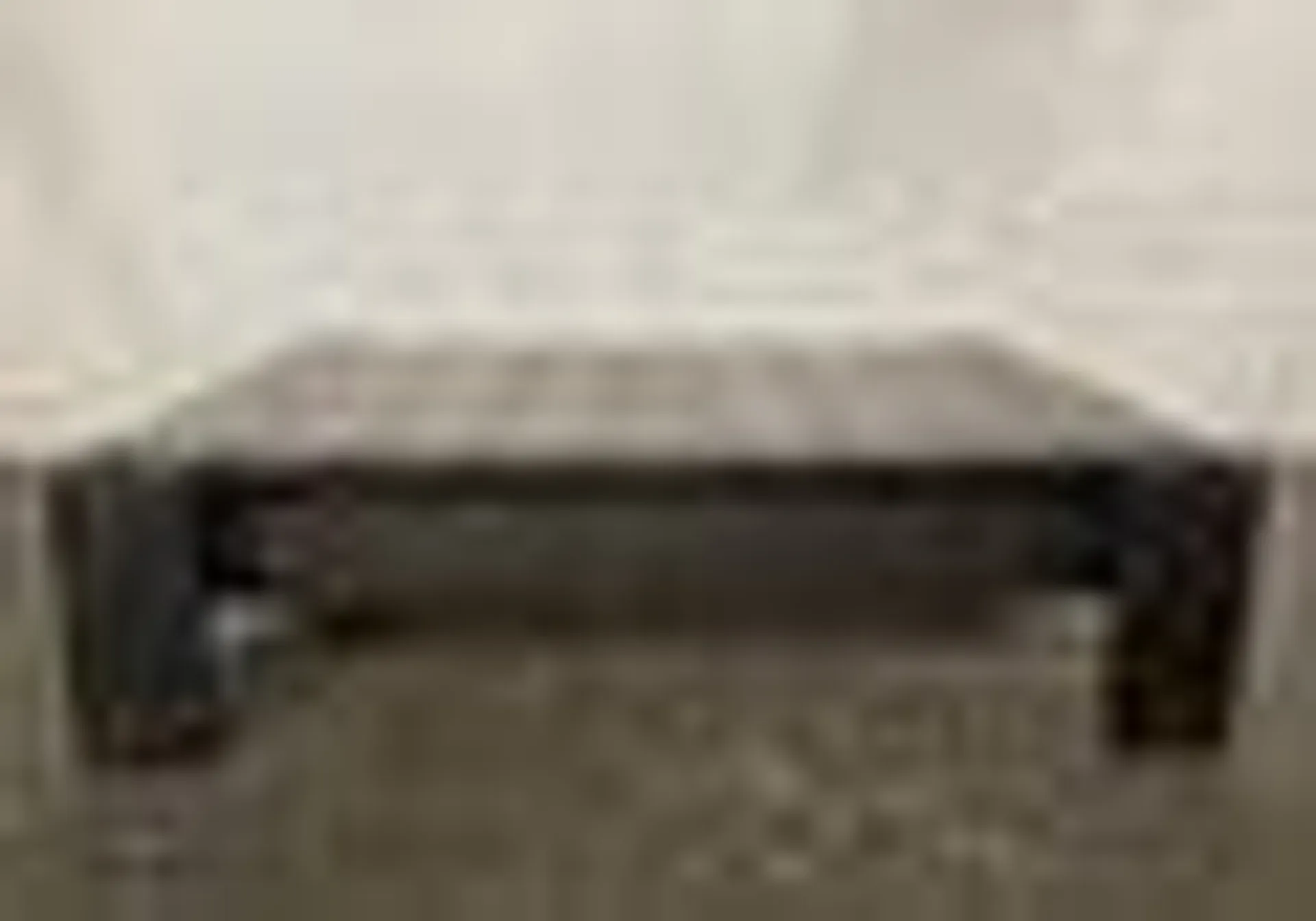 Brutalist Coffee Table in Stained Oak, 1970s