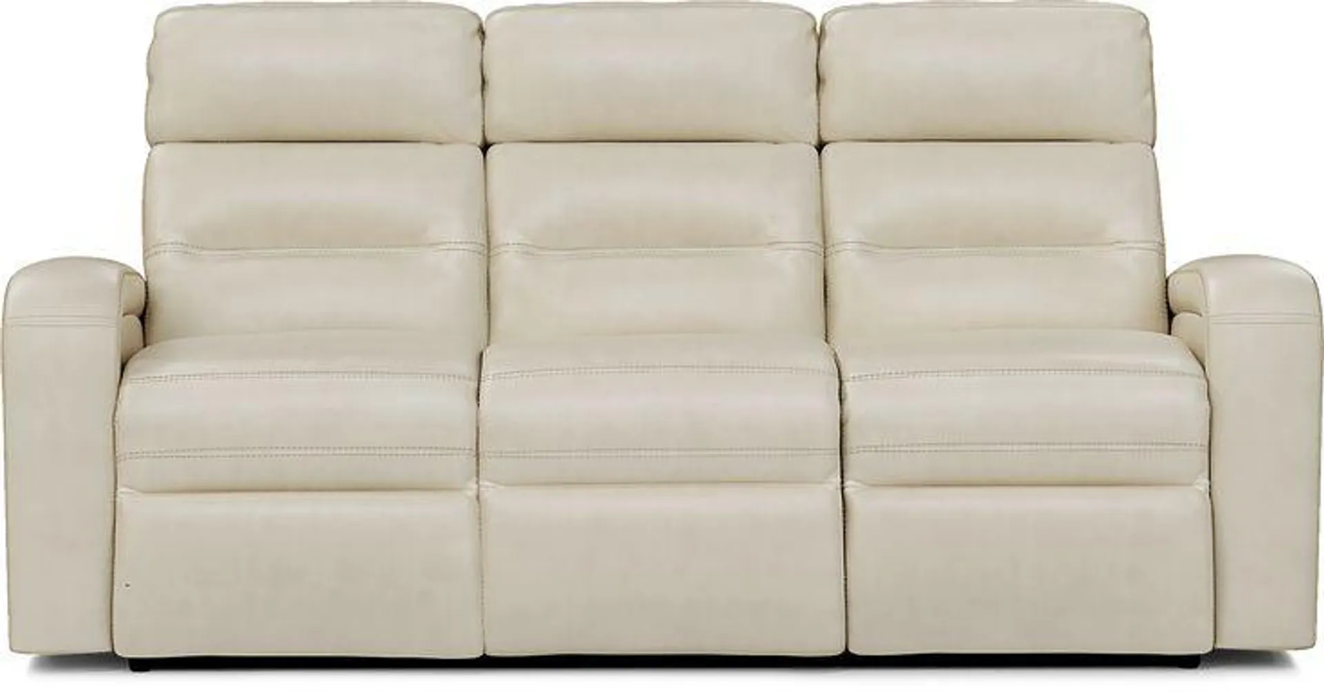 Sierra Madre Leather Dual Power Reclining Sofa