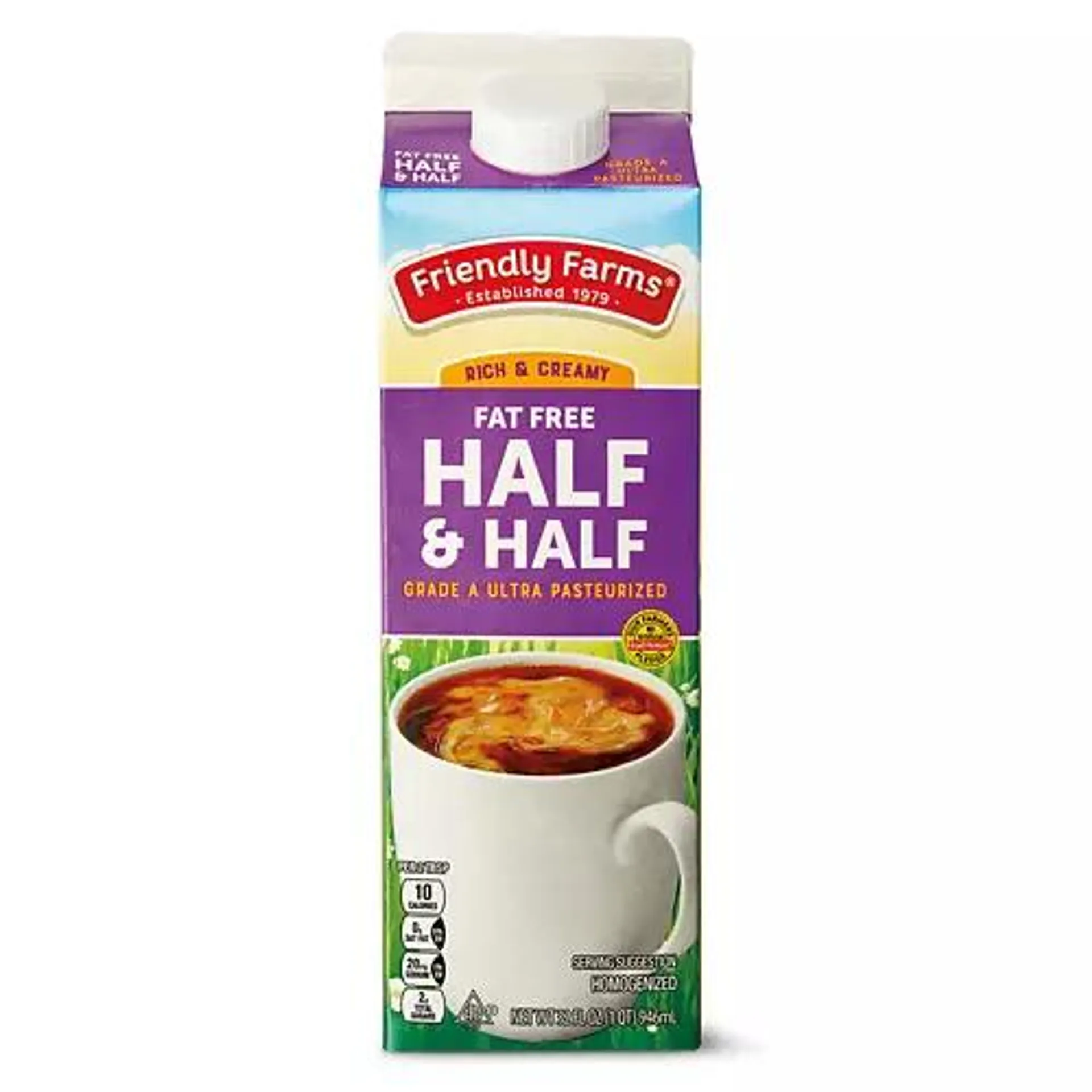 Fat Free Half & Half, 1 qt