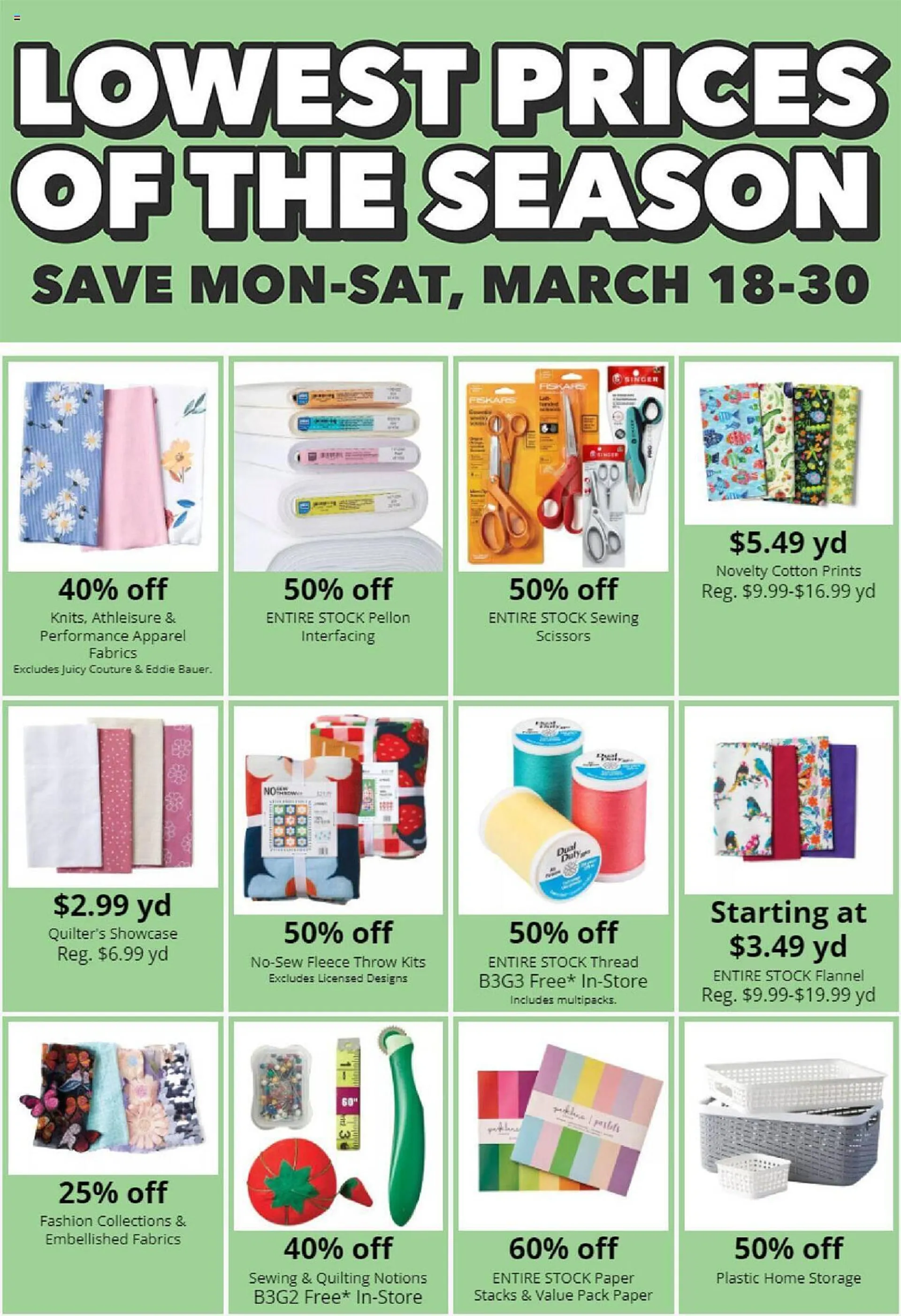 Weekly ad JOANN Weekly Ad from March 18 to April 3 2024 - Page 2