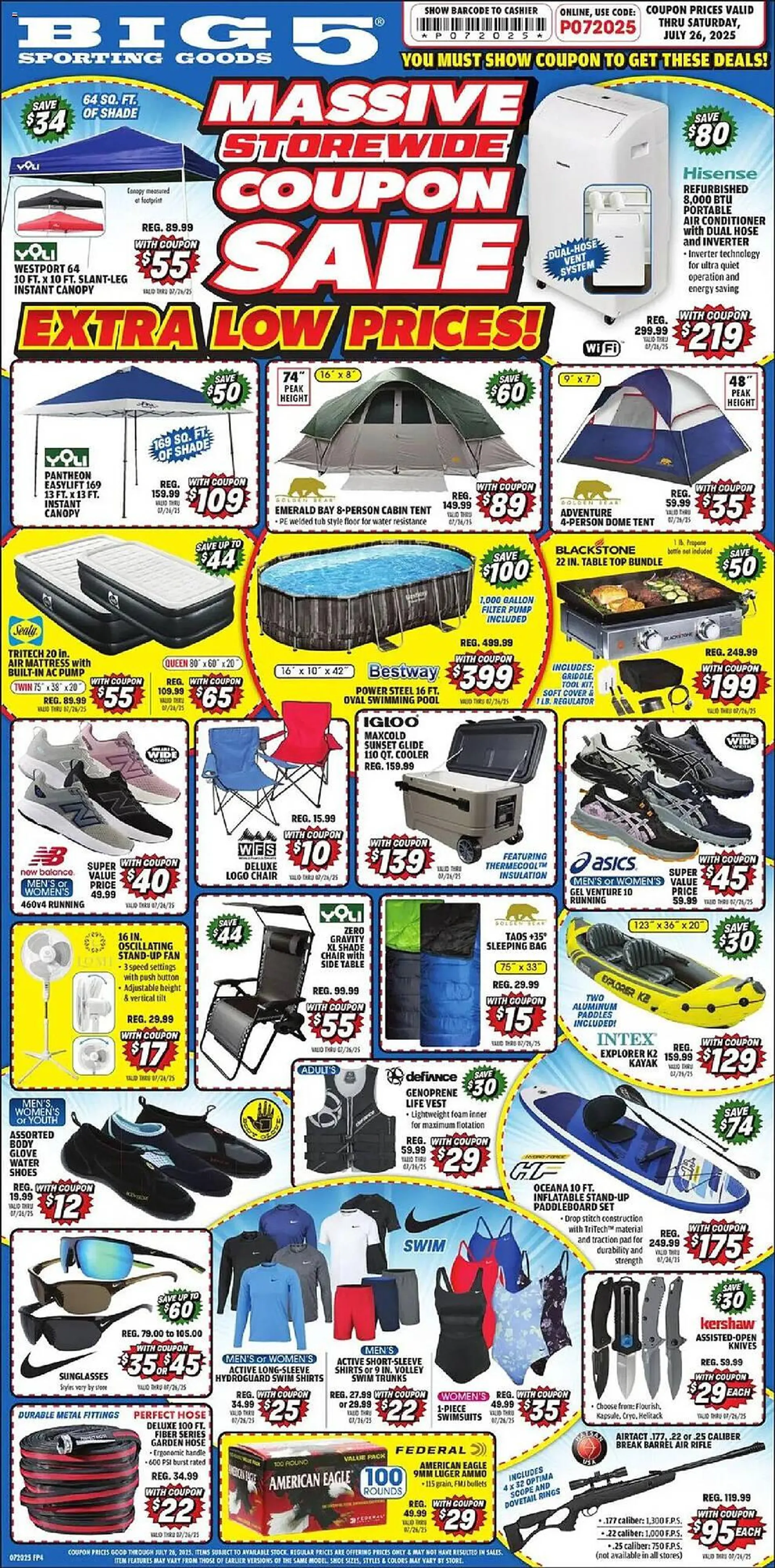 Weekly ad Big 5 Weekly Ad from July 18 to July 26 2025 - Page 1