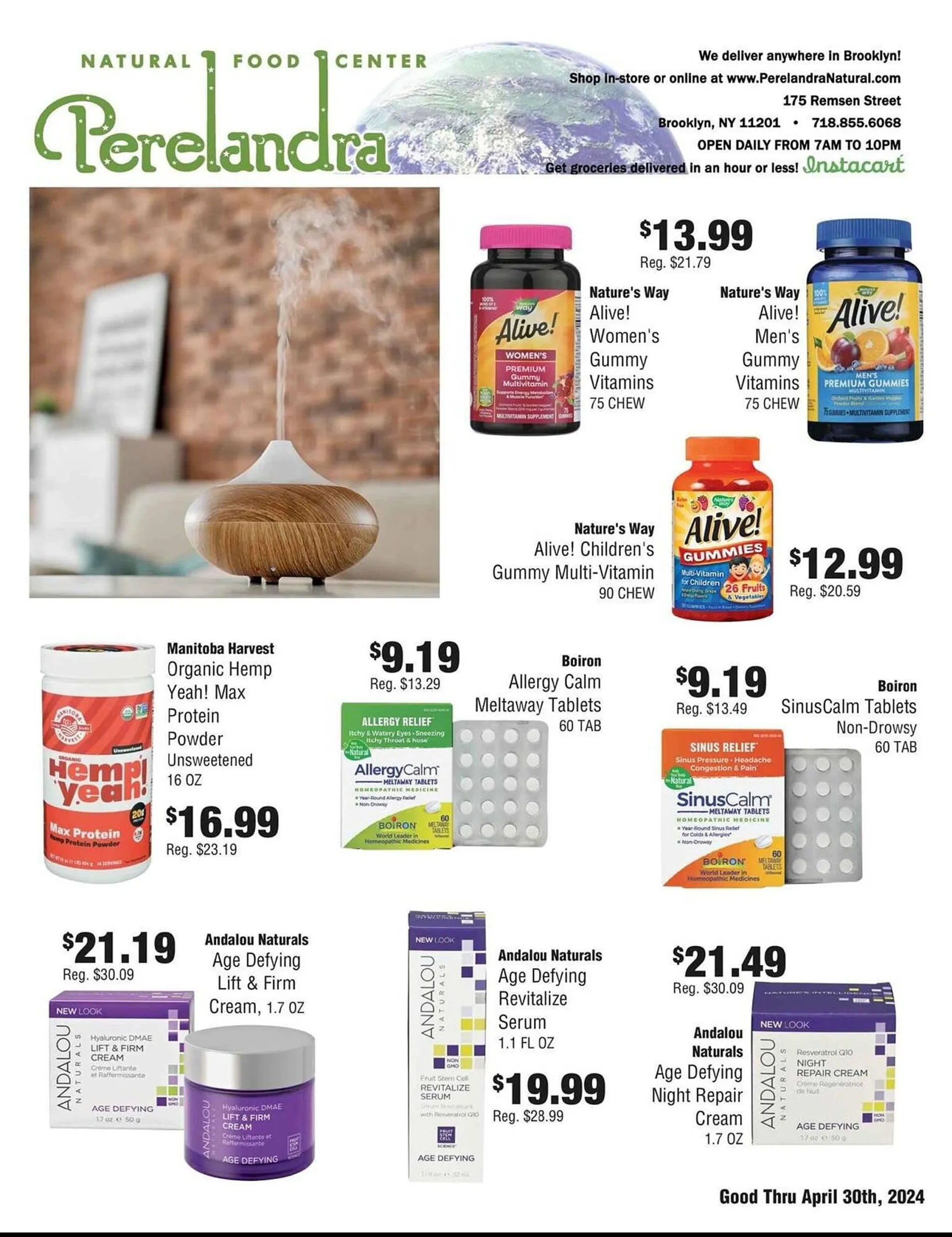 Weekly ad Perelandra Natural Food Center Weekly Ad from April 1 to April 30 2024 - Page 6