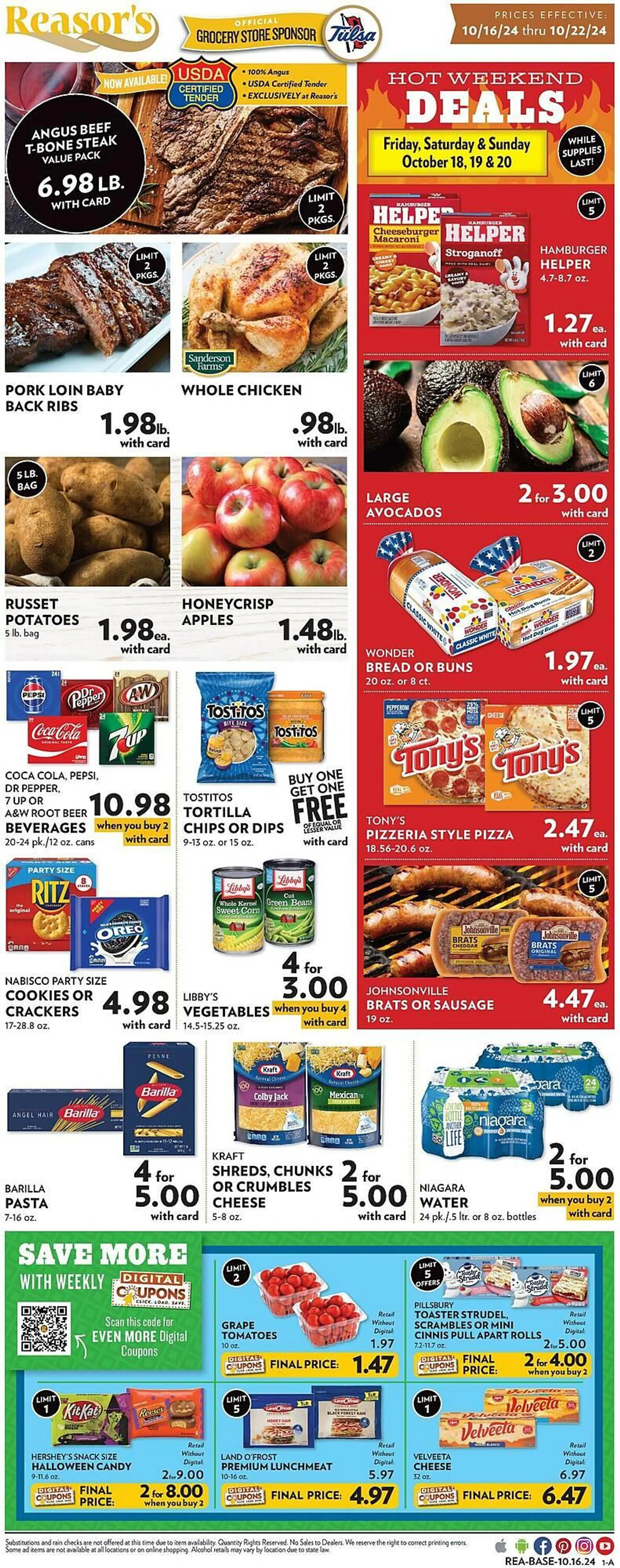 Reasors Weekly Ad - 1