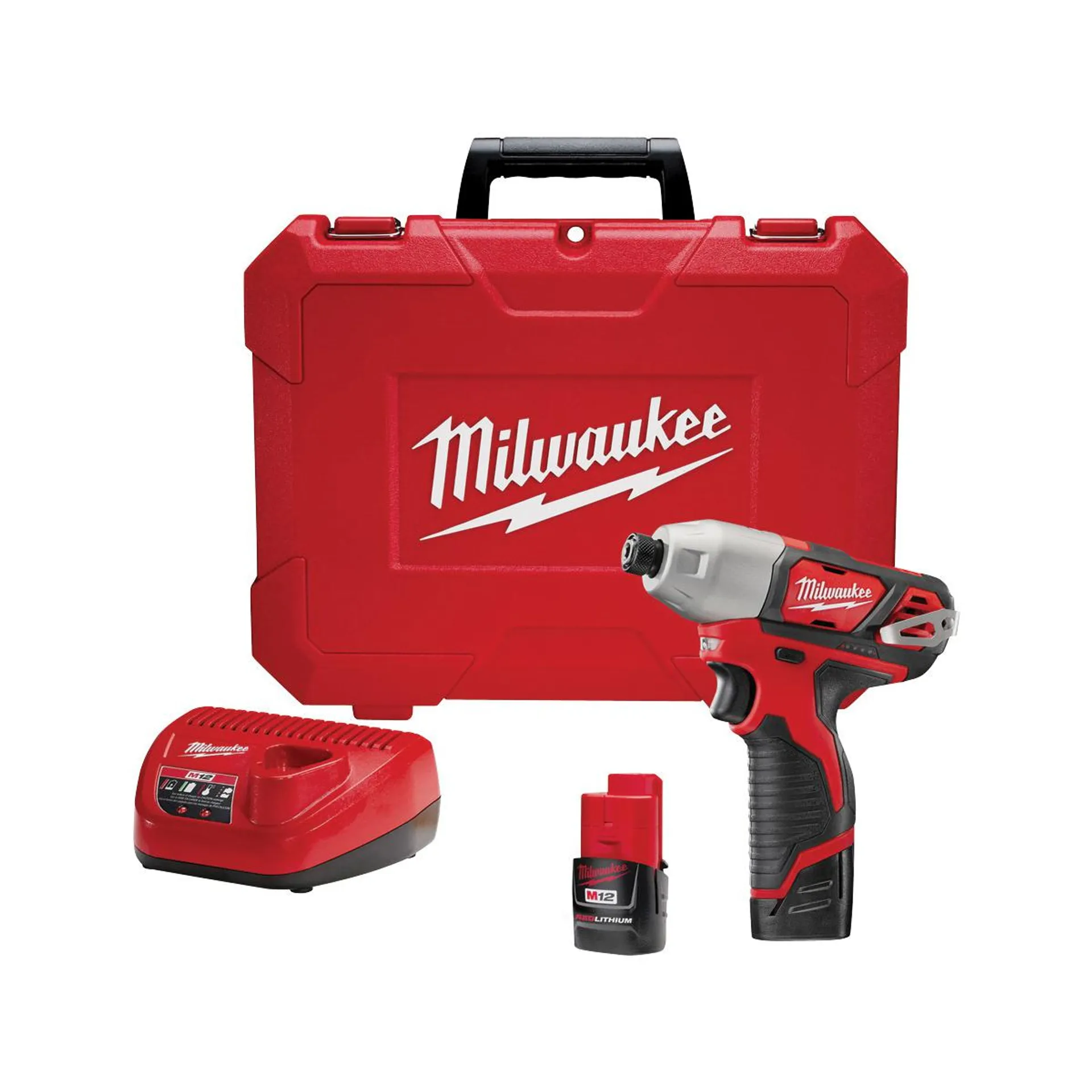 2462-22 Impact Driver Kit, Battery Included, 12 V, 1.5 Ah, 1/4 in Drive, Hex Drive, 3300 ipm