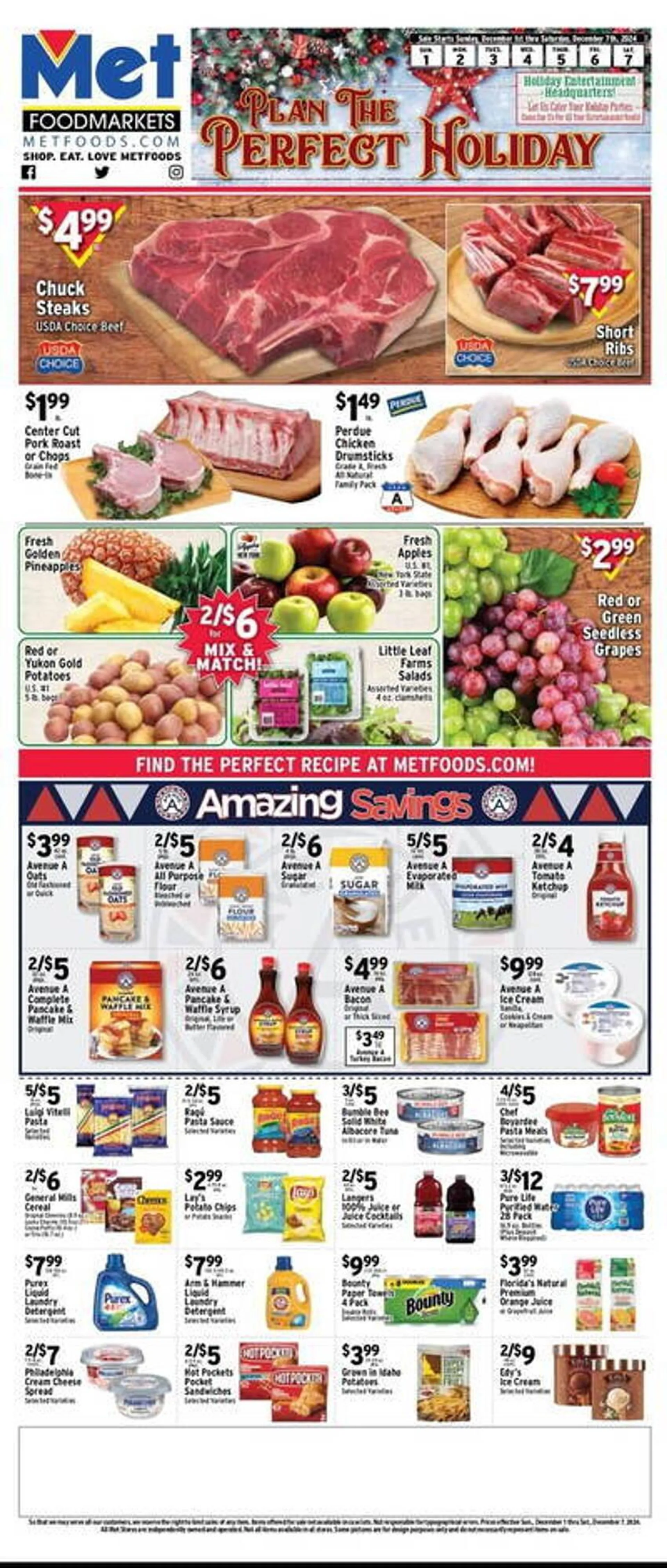 Met Foodmarkets Weekly Ad - 1