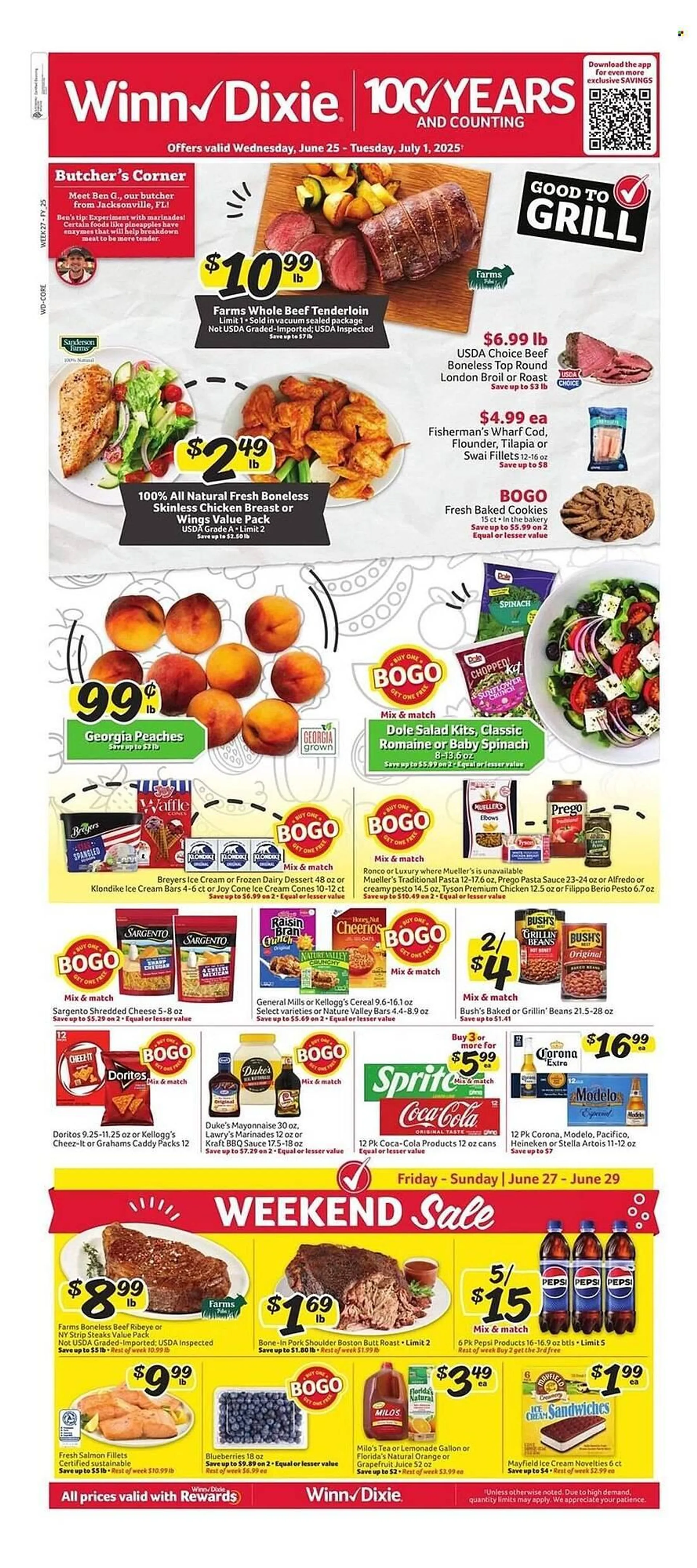 Weekly ad Winn Dixie Weekly Ad from June 25 to July 1 2025 - Page 1