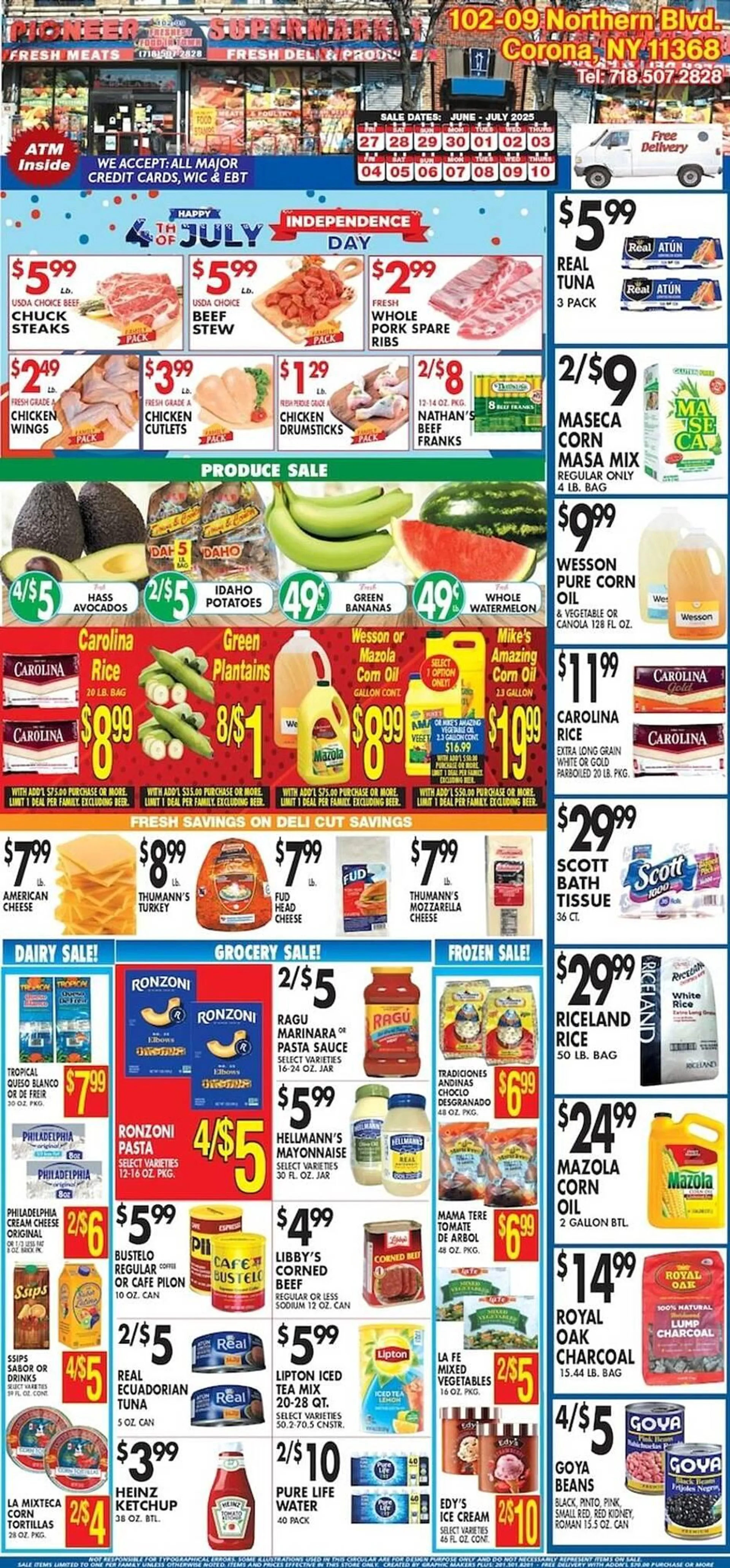 Weekly ad Pioneer Supermarkets Weekly Ad from June 27 to July 10 2025 - Page 1