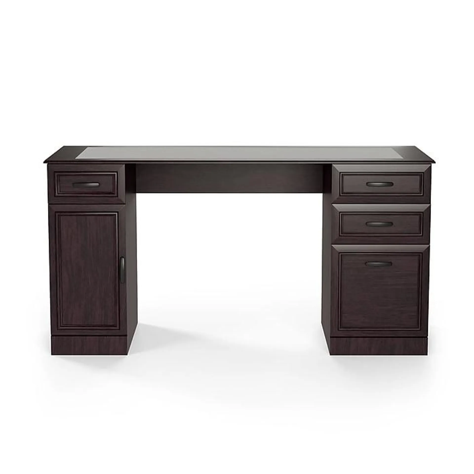 Staples Kendall Park 58.5"W Double Pedestal Desk,