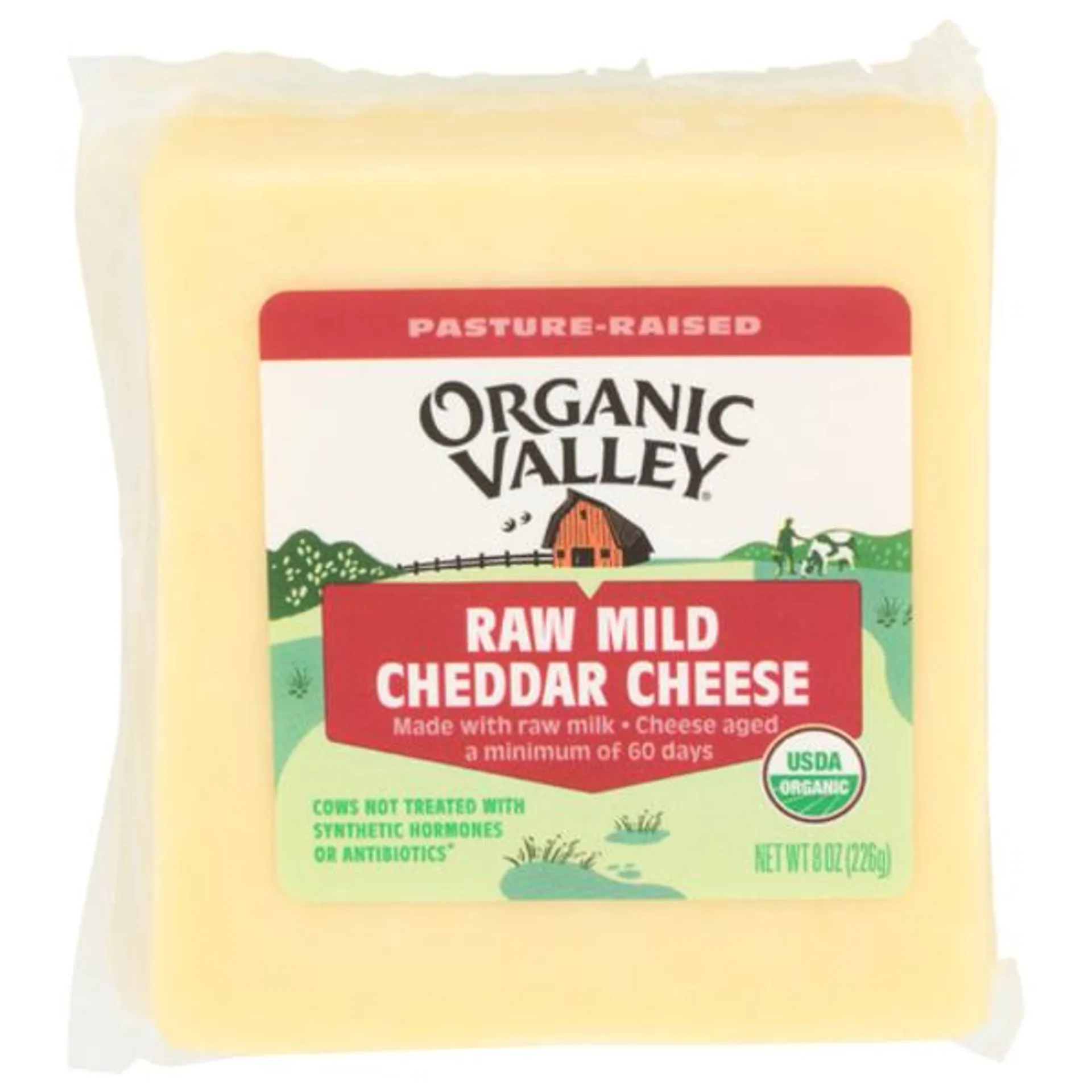 Organic Valley Organic Raw Mild Cheddar Cheese