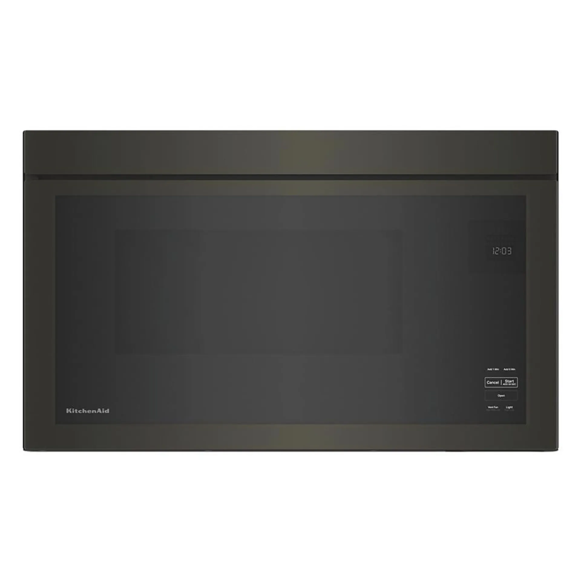 KitchenAid® 1.1 cu.ft. Fingerprint Resistant Black Stainless Steel Over-the-Range Flush Mount Built-In Microwave