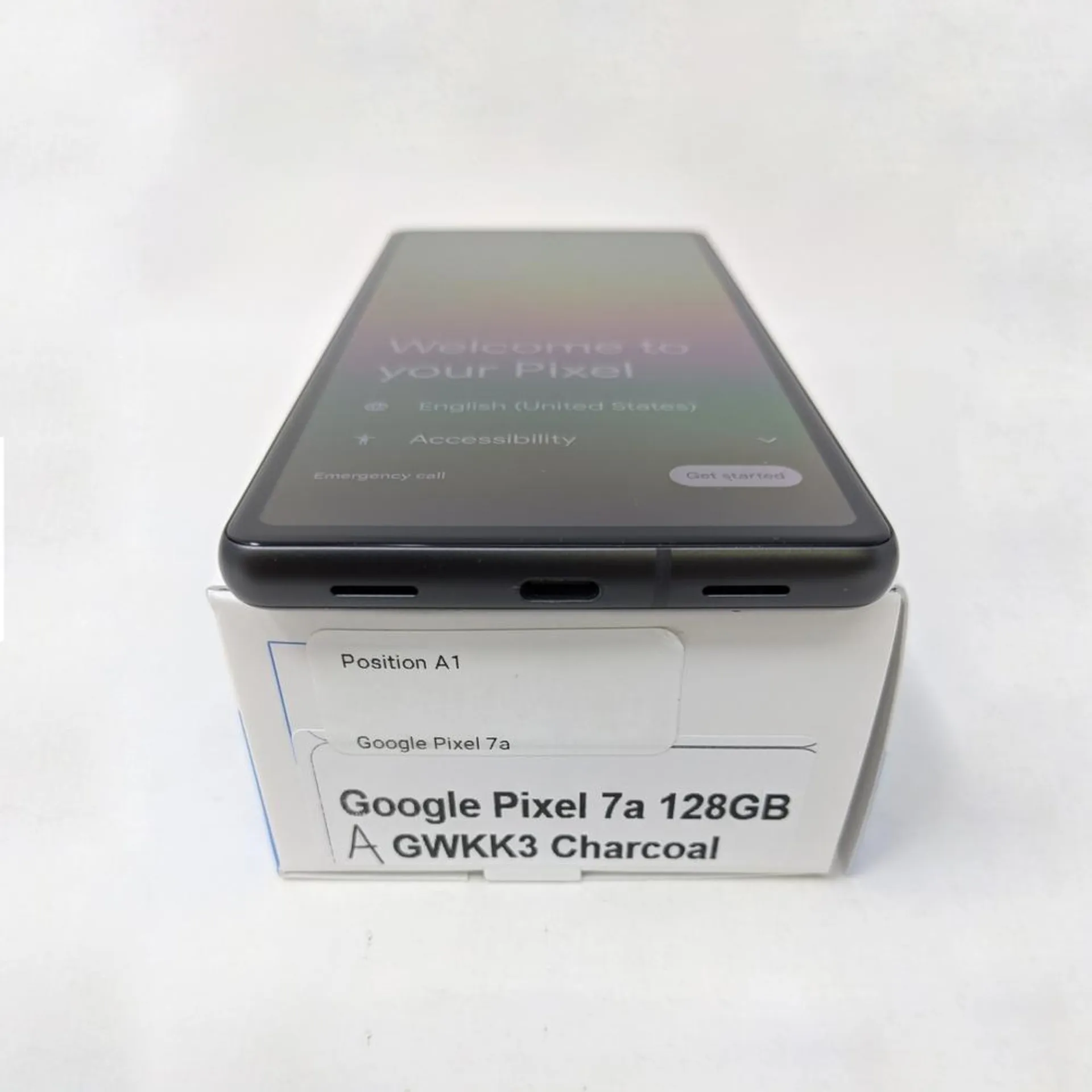 GOOGLE Grade A+ Google Pixel 7a GWKK3 5G 128GB Unlocked 8GB RAM Smartphone - Charcoal