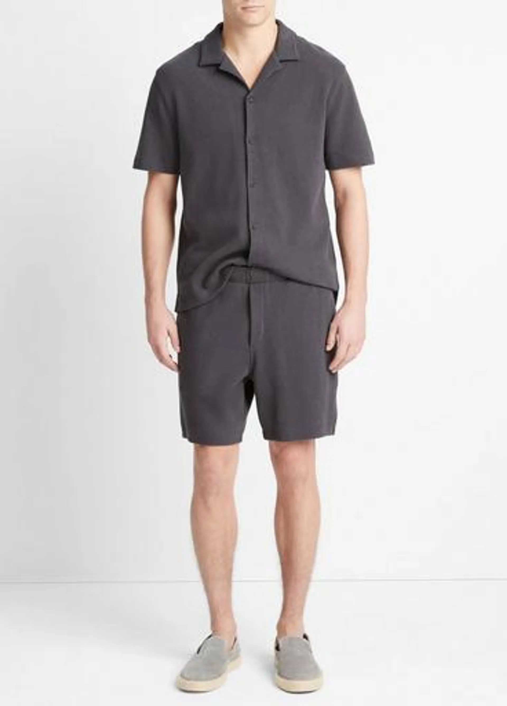 Bouclé Pull-On Short