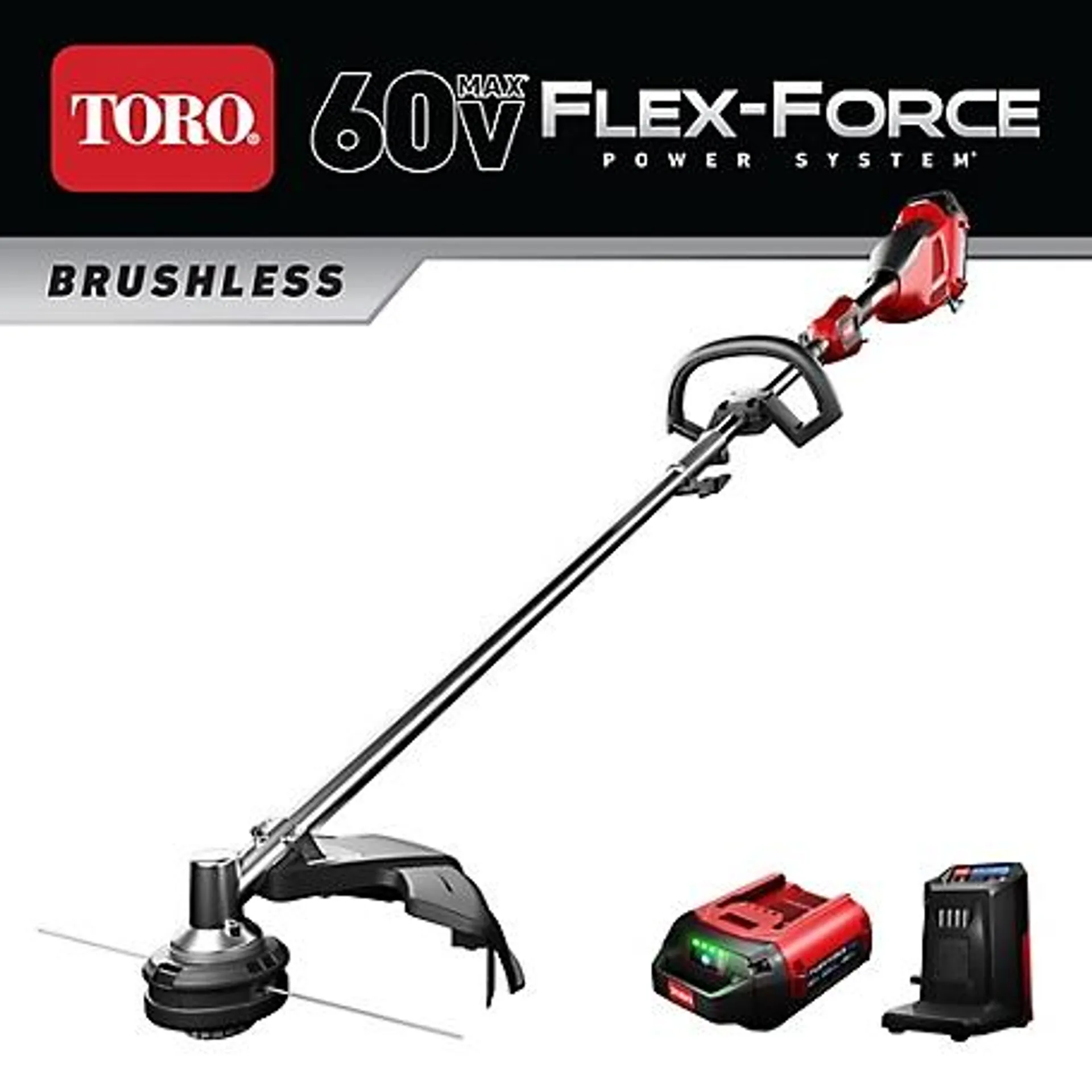 Toro 16 in. 60V 2.5Ah Cordless Attachment Cap Trimmer