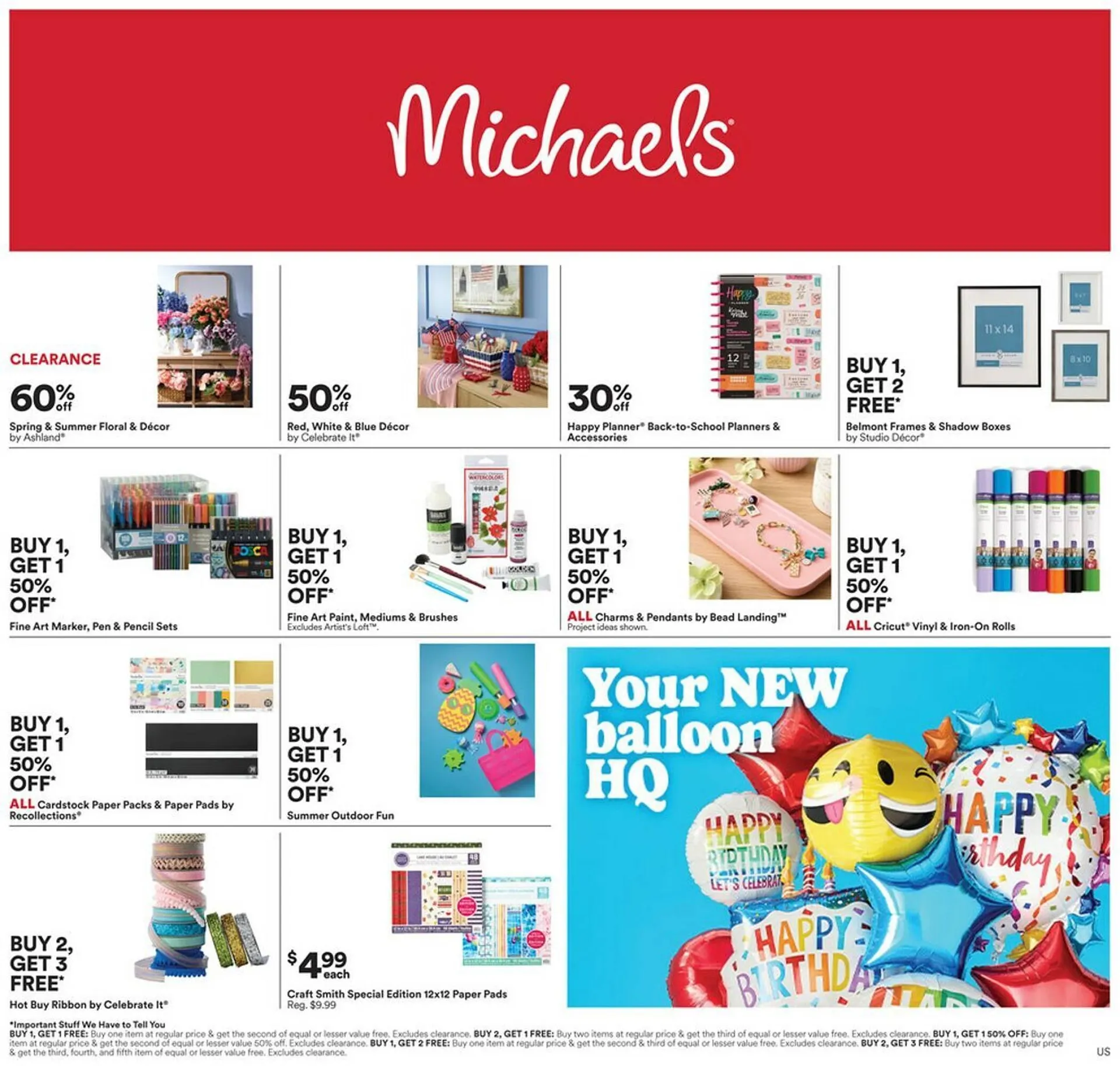 Weekly ad Michaels Weekly Ad from June 29 to July 5 2025 - Page 1
