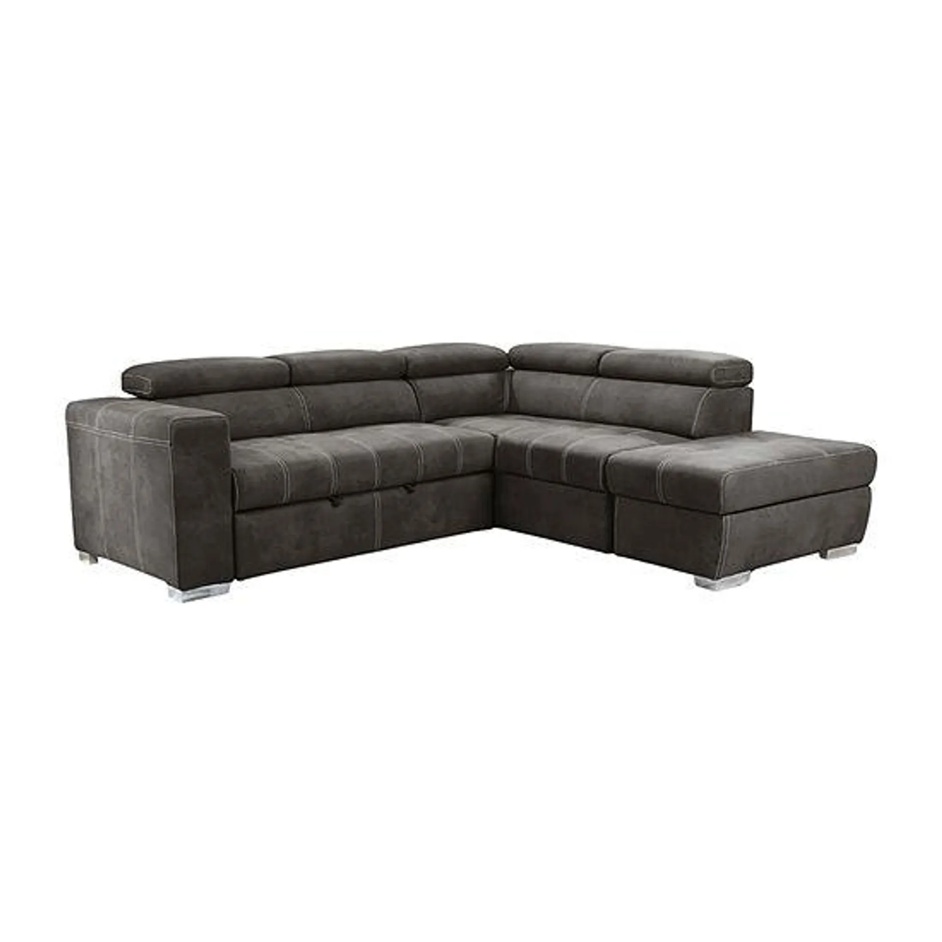 Hazell 3-pc. Track-Arm Sleeper Sectional