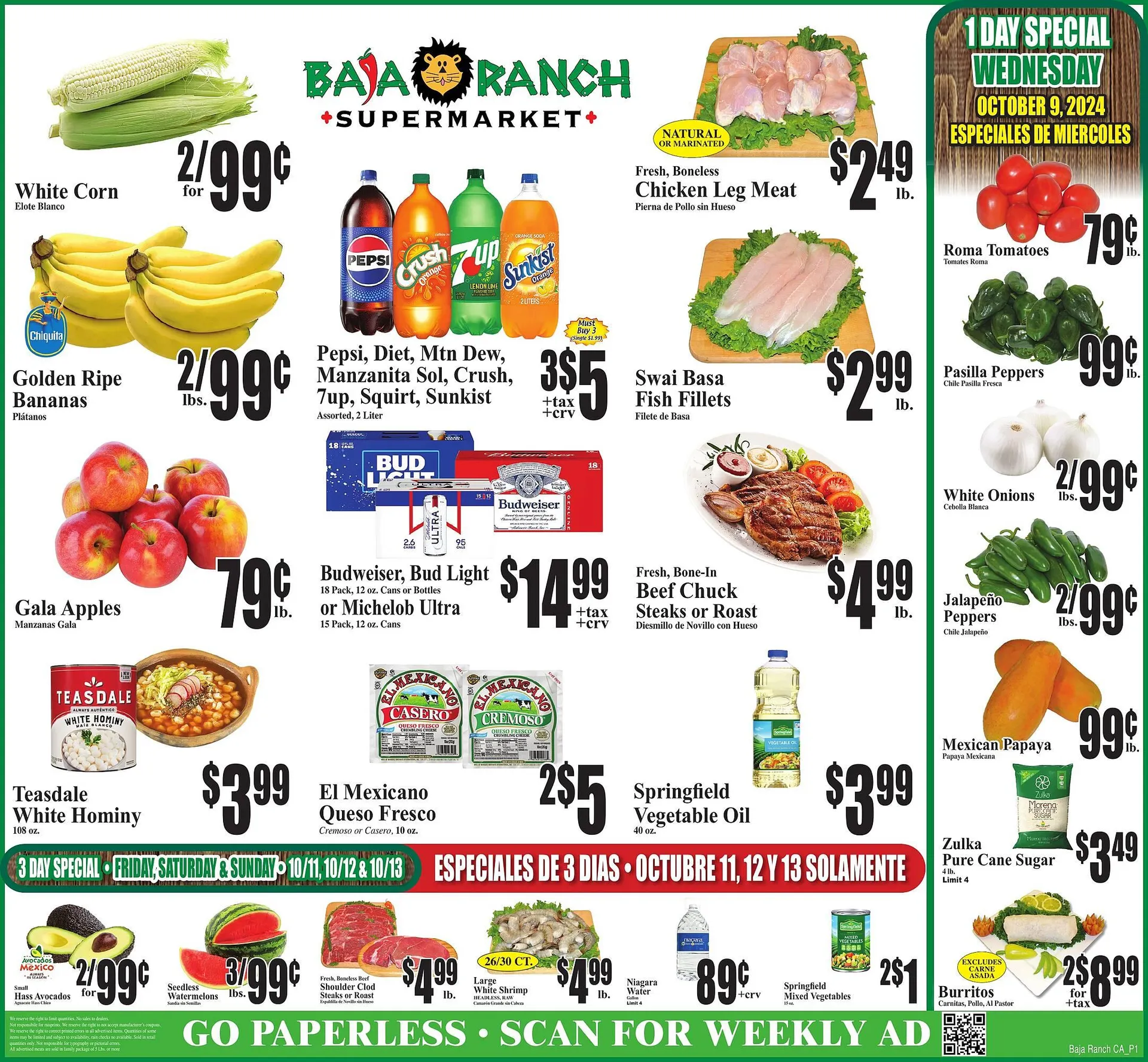 Baja Ranch Weekly Ad - 1