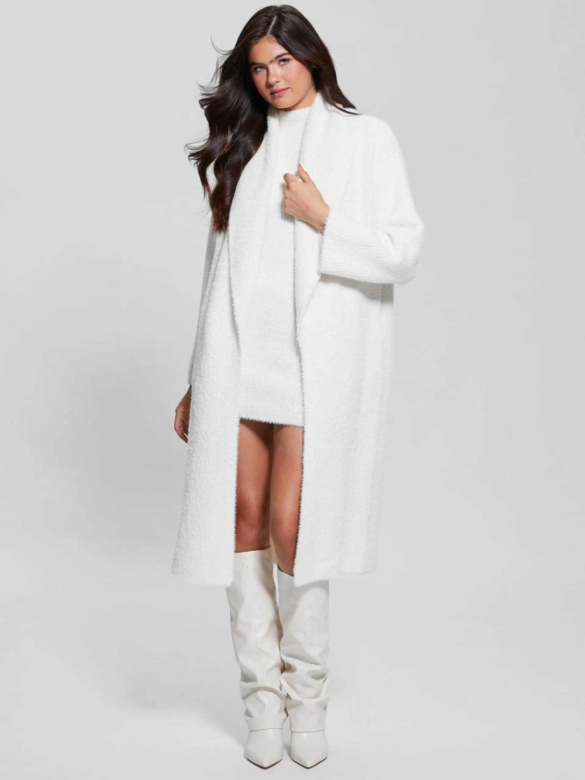 Vero Oversized Mini Cardigan Coat