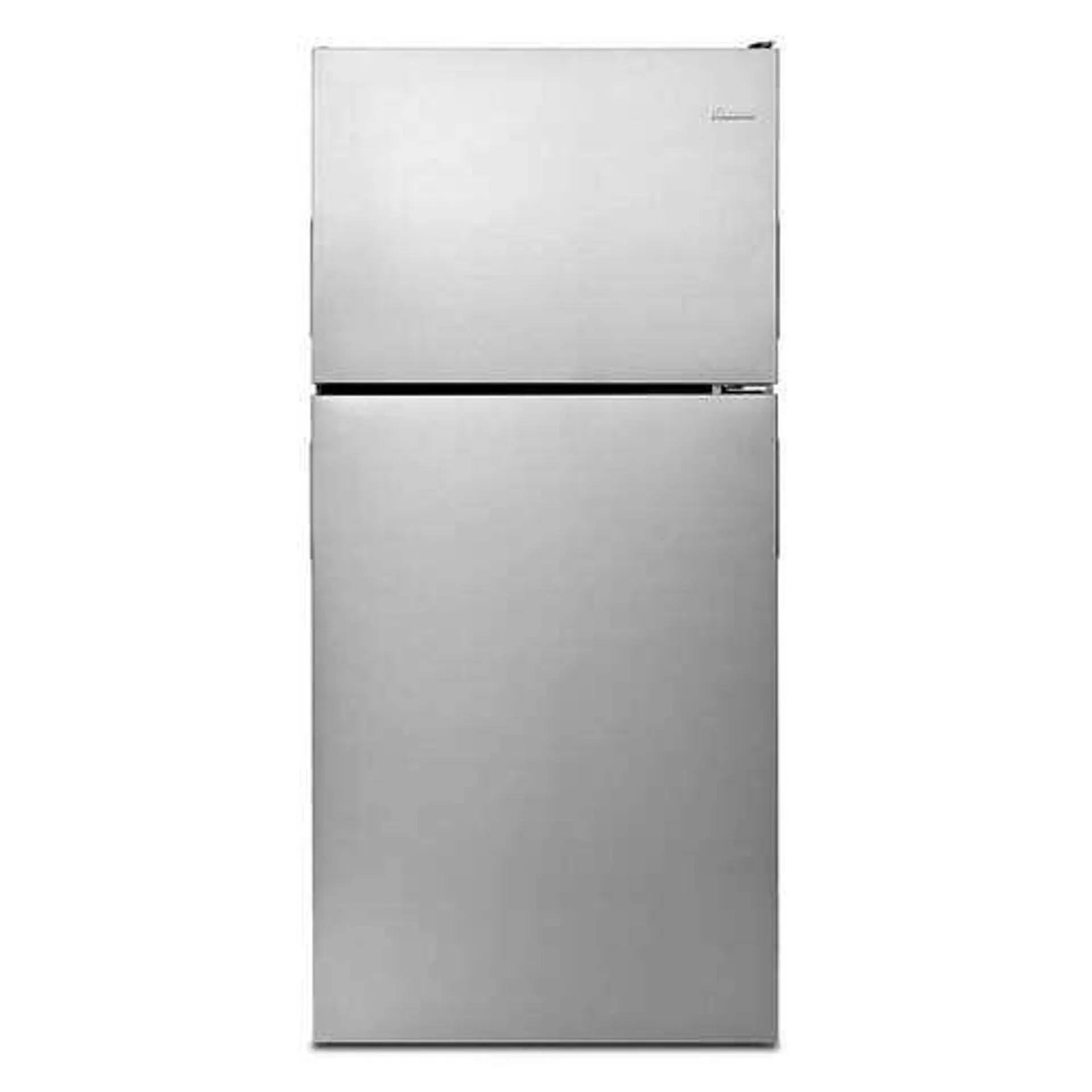 18 CuFt Top Freezer Refrigerator - Stainless Steel