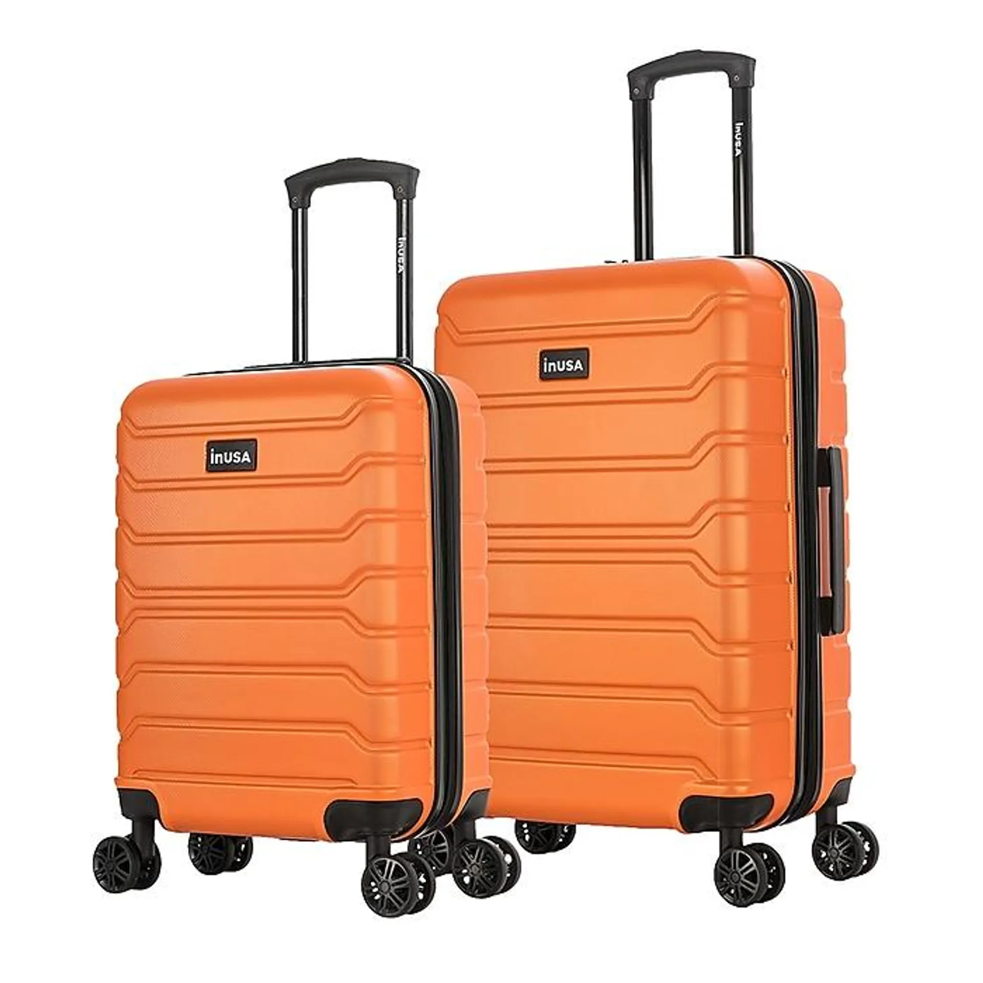 InUSA Trend 2-Piece Hardside Spinner Luggage Set,