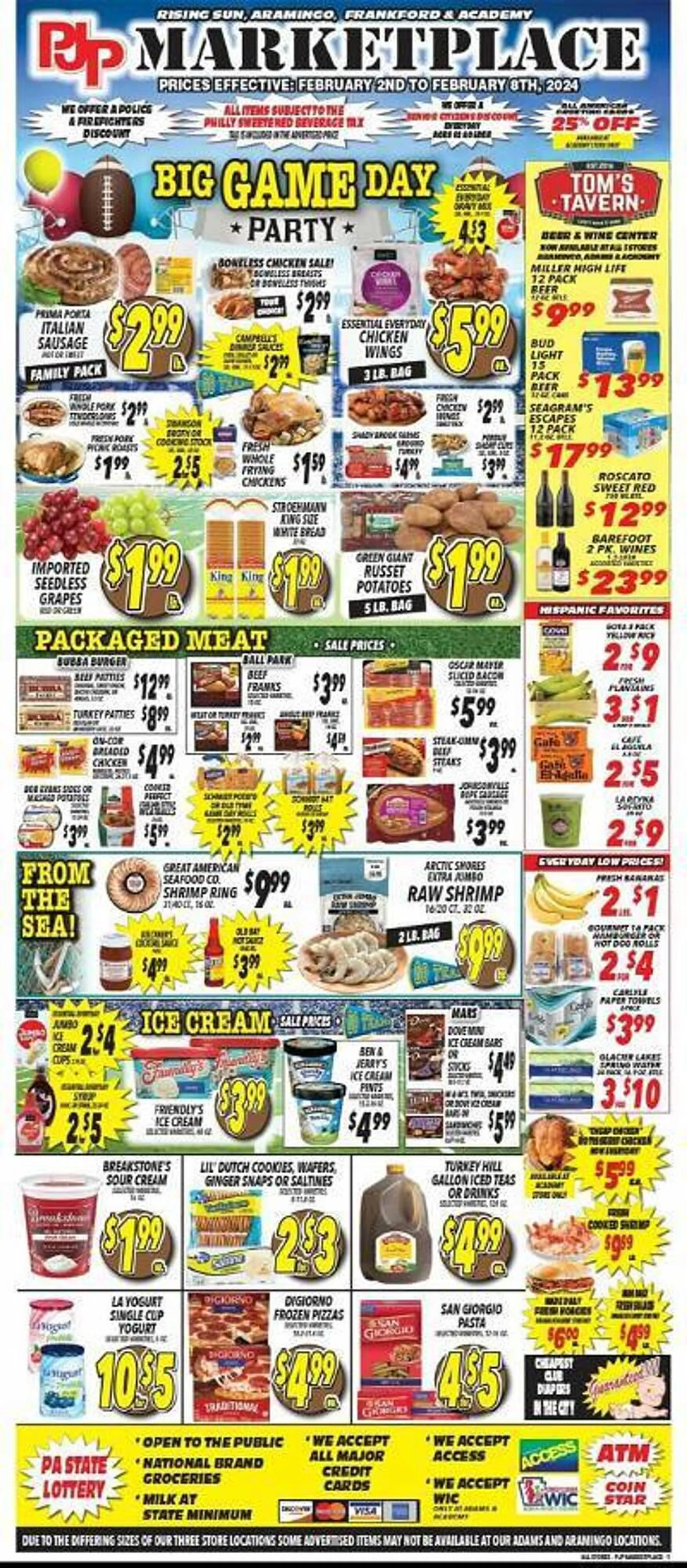 Weekly ad PJP Marketplace Weekly Ad from February 2 to February 8 2024 - Page 
