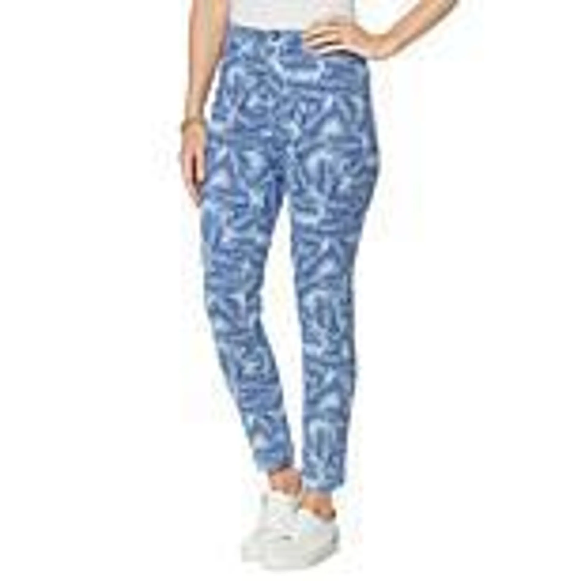 Colleen Lopez Printed Twill Skinny Jean
