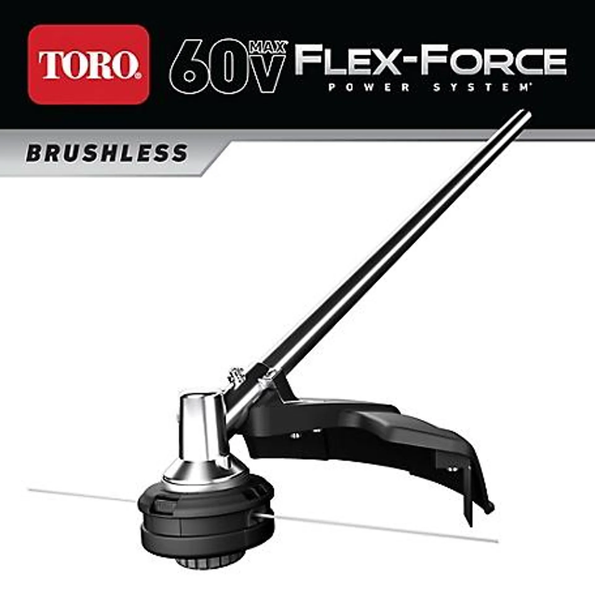 Toro 16 in. 60V Max Cordless Flex-Force Power System Attachment Capable Sting Trimmer