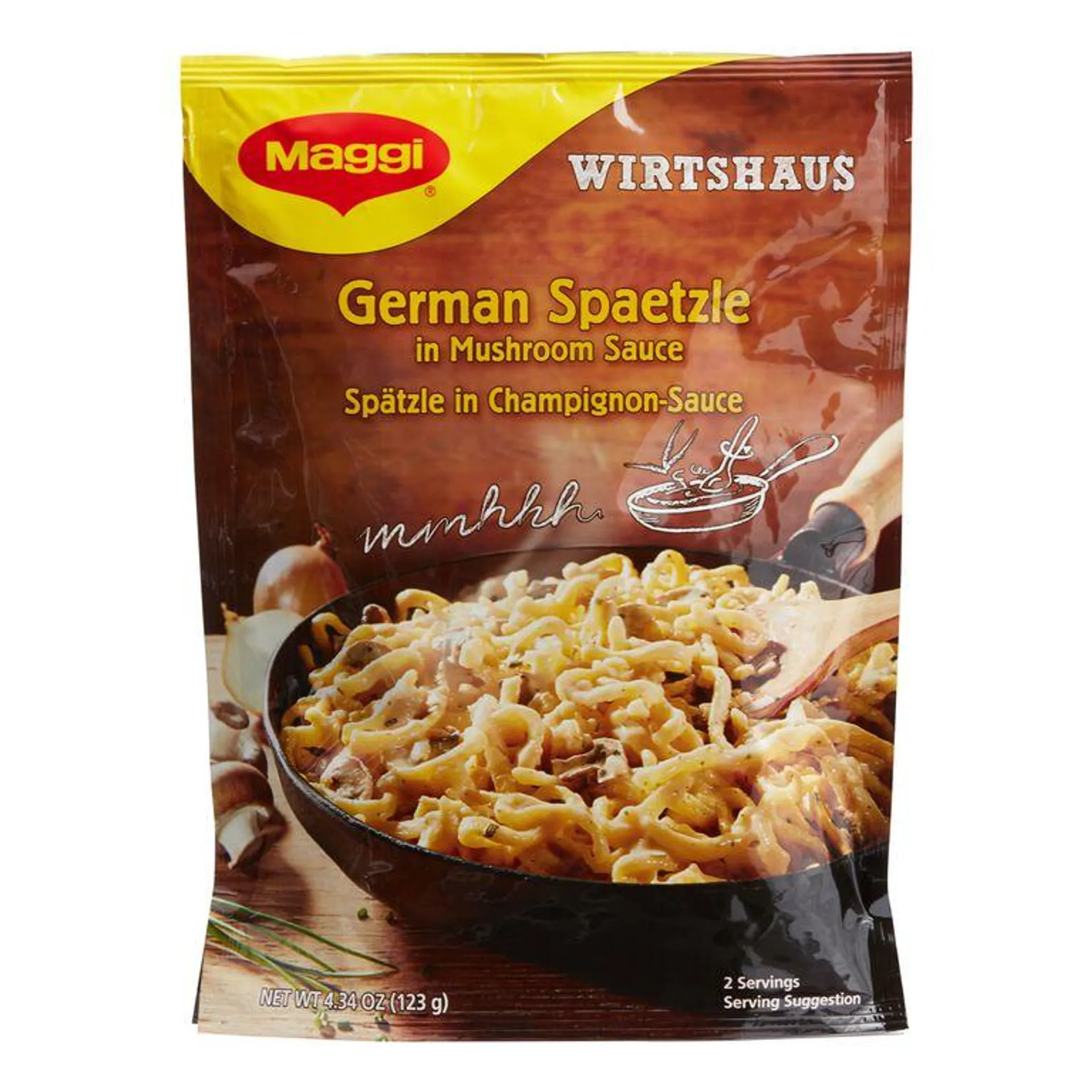 Maggi German Spaetzle in Mushroom Sauce