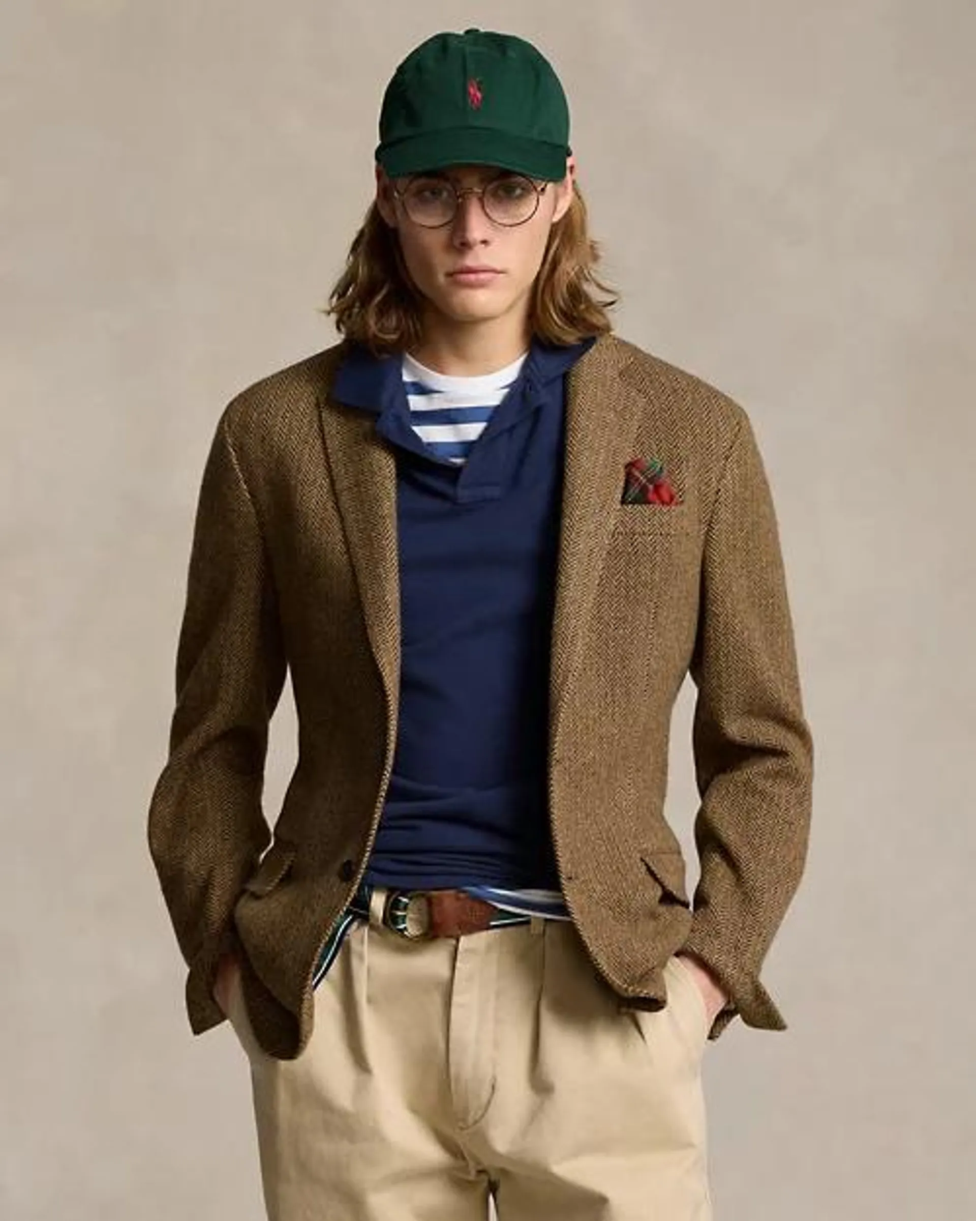 Polo Soft Tailored Herringbone Jacket