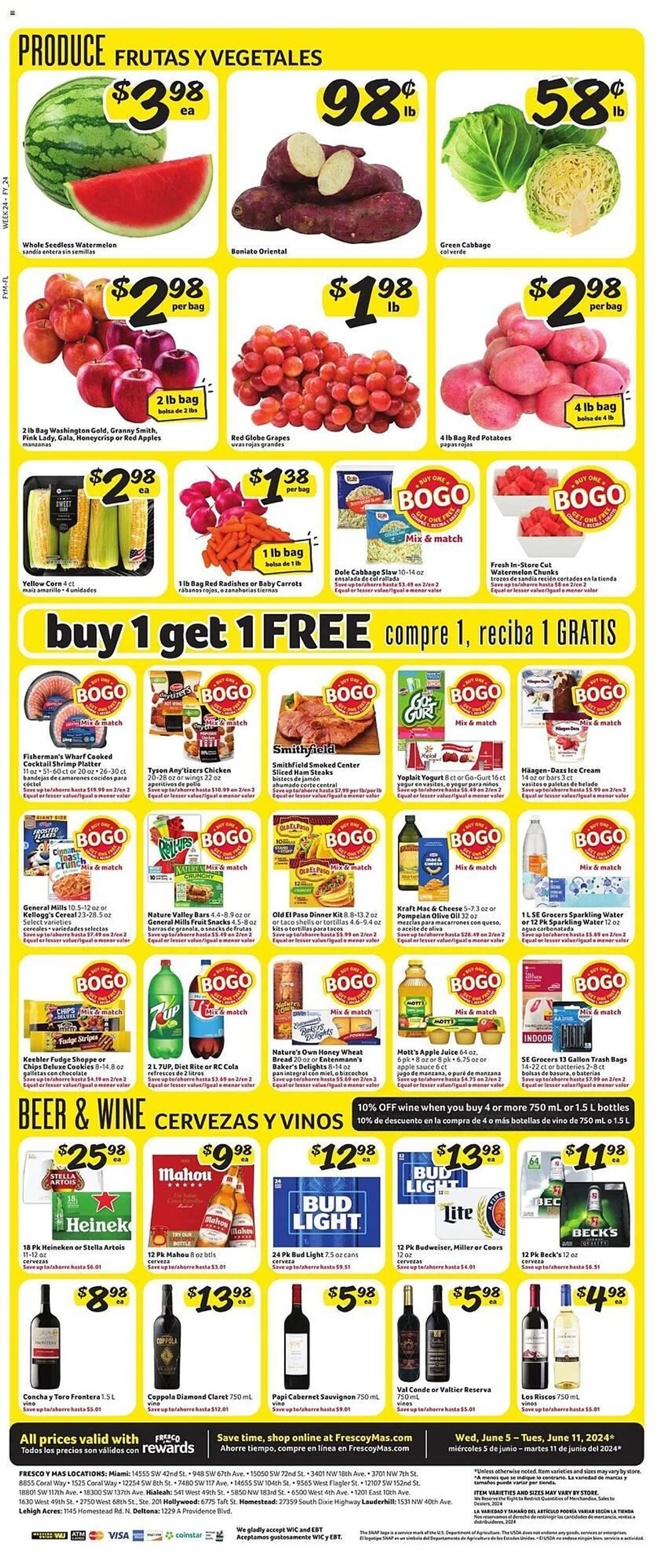 Weekly ad Fresco y Más Weekly Ad from June 5 to June 11 2024 - Page 6