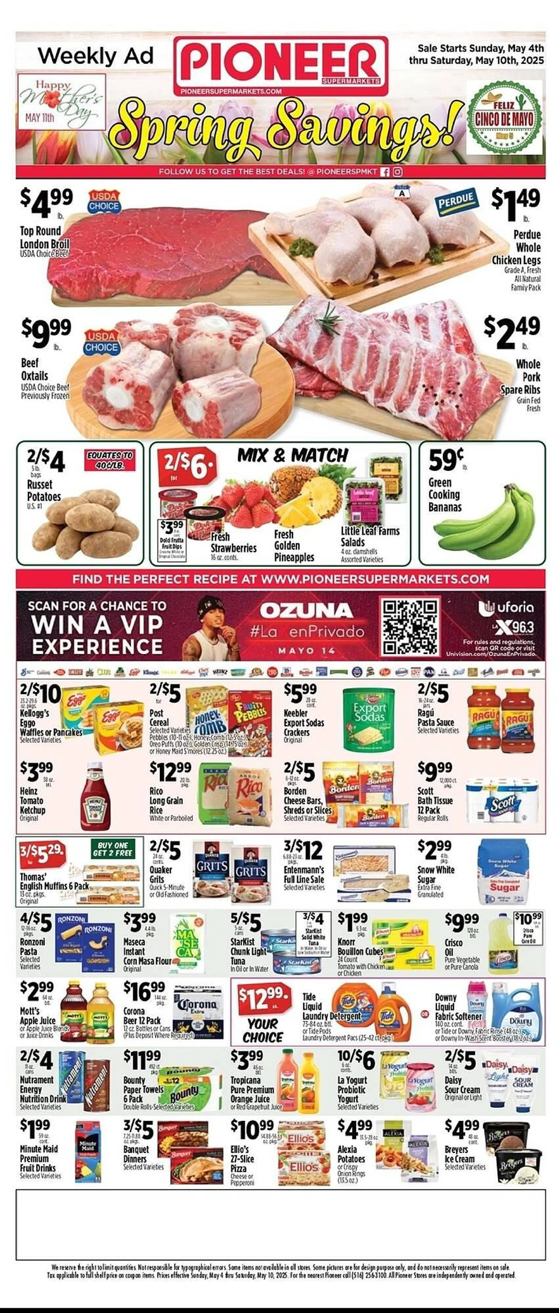 Pioneer Supermarkets Weekly Ad - 1