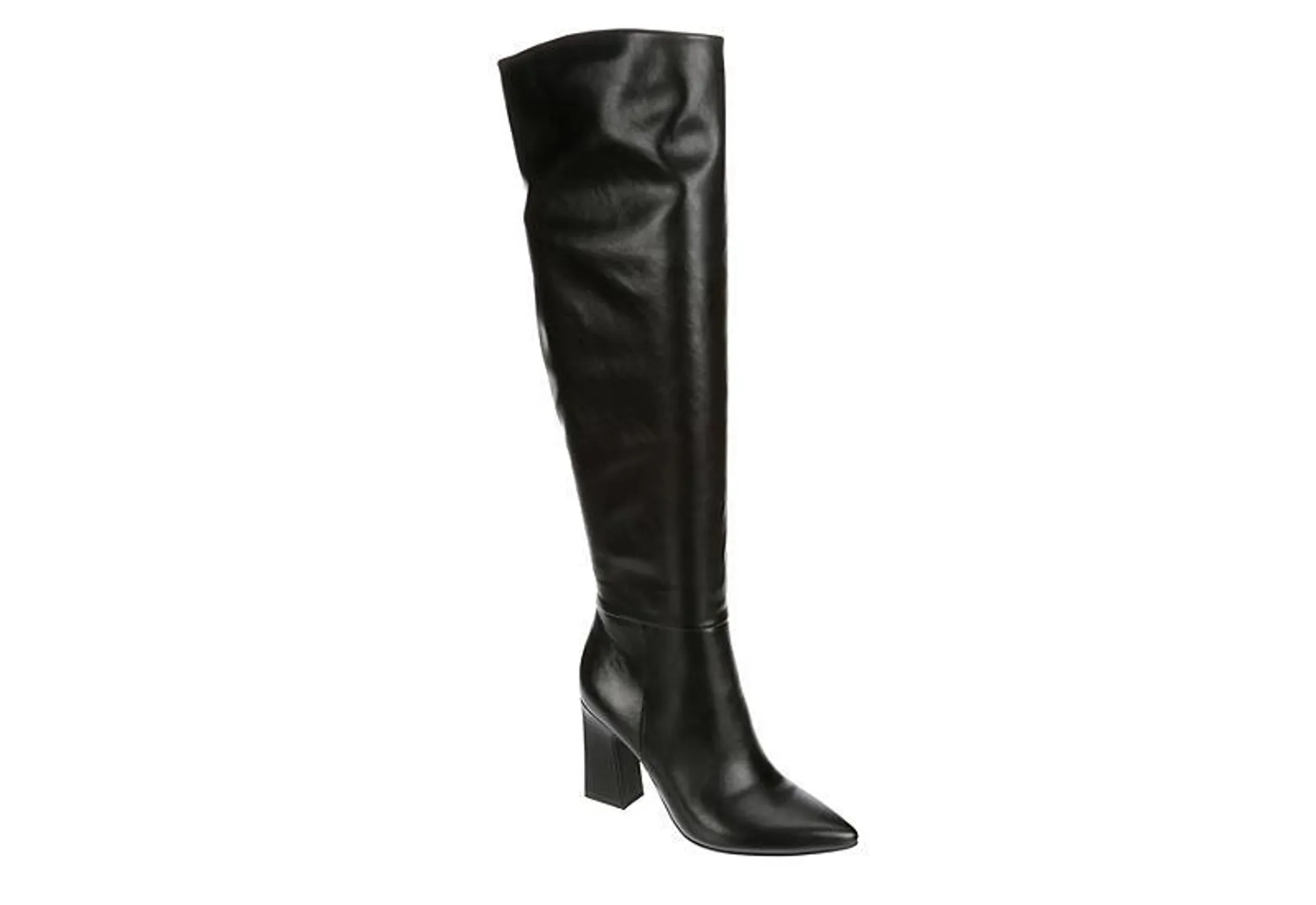 Michael By Michael Shannon Womens Camille Wide Calf Over The Knee Boot - Black