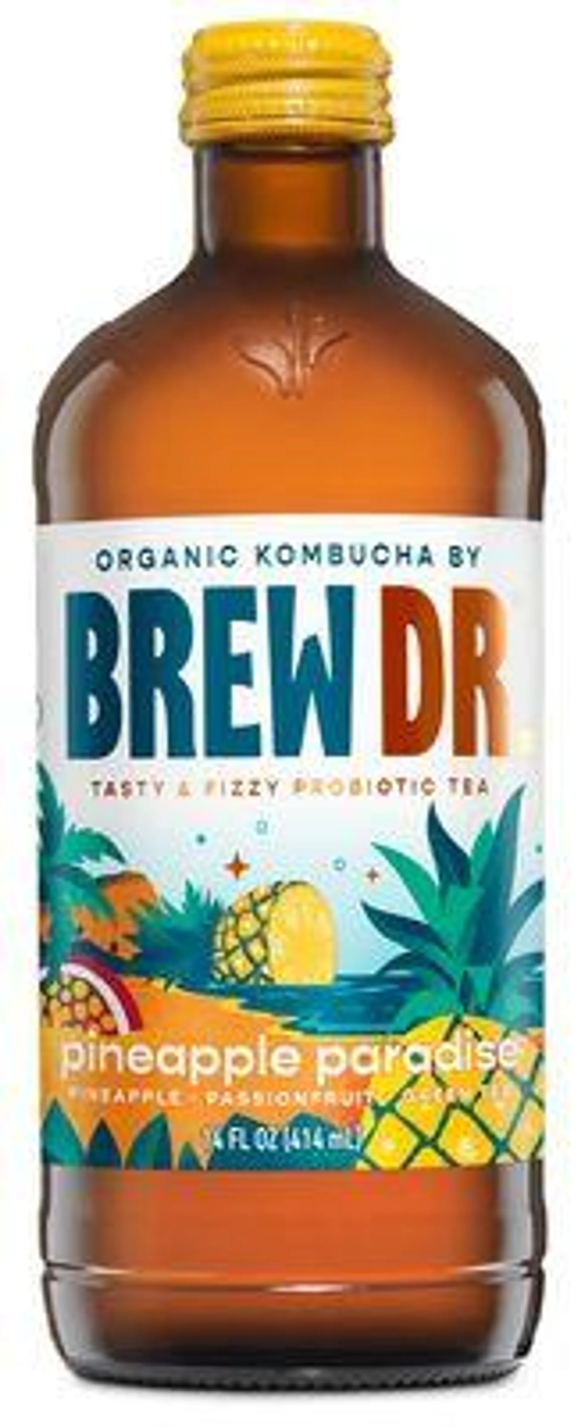 Brew Dr. Organic Pineapple Paradise Kombucha