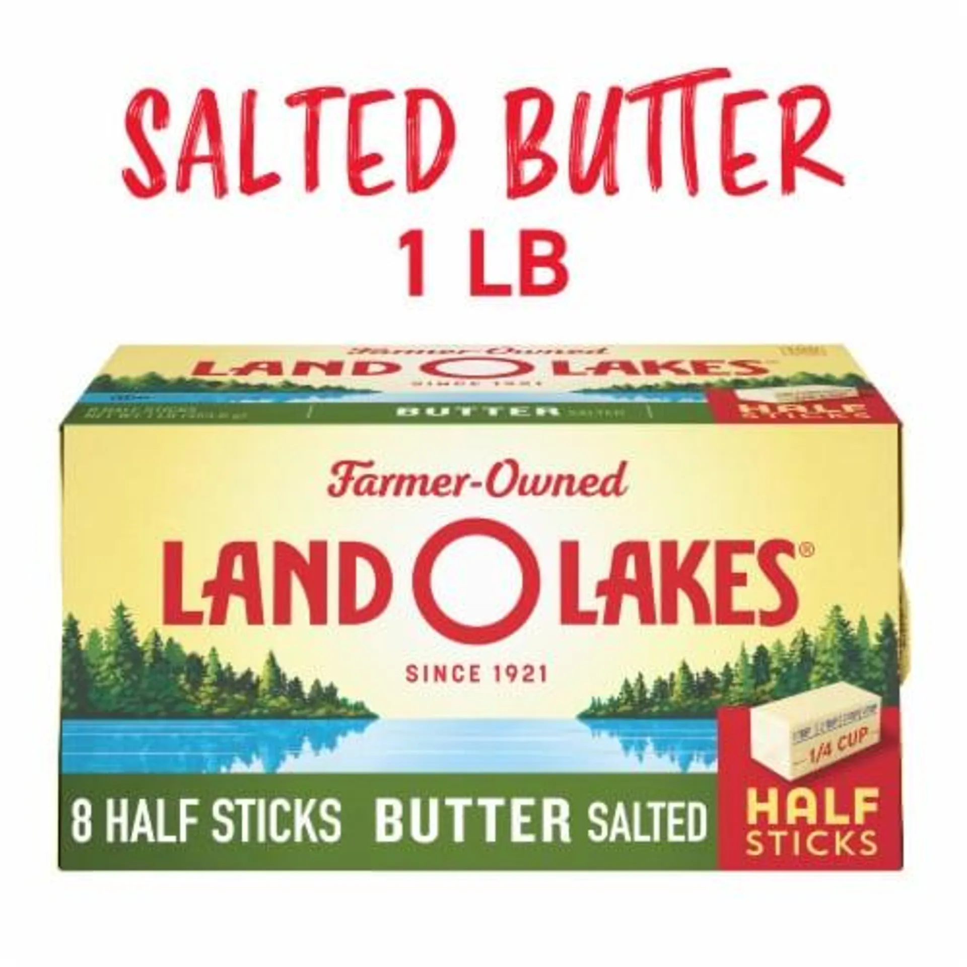 Land O Lakes Salted Butter in Half Sticks Made with Sweet Cream and Salt